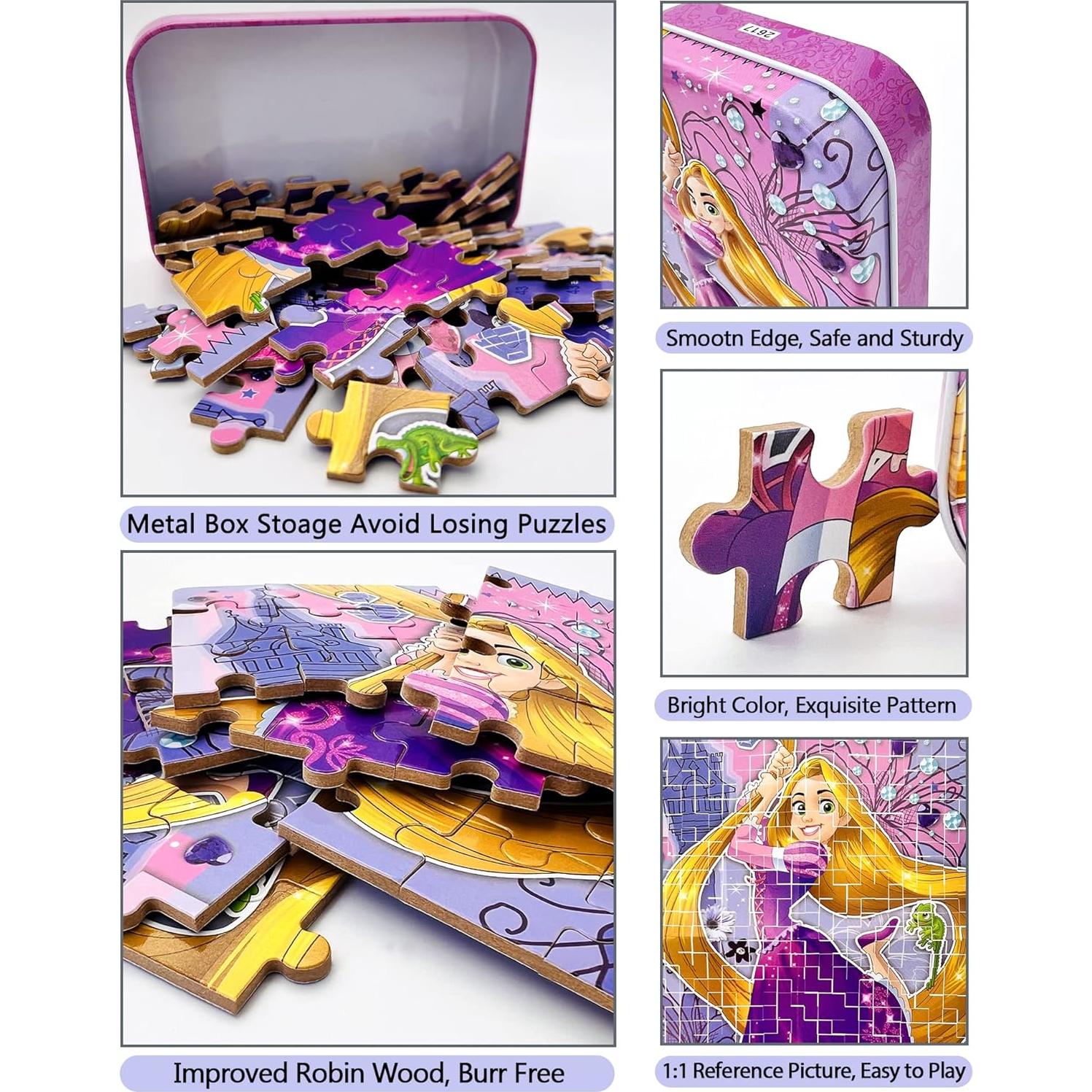 Rompecabezas LELEMON 60 Piezas para Niños 4-8 Años