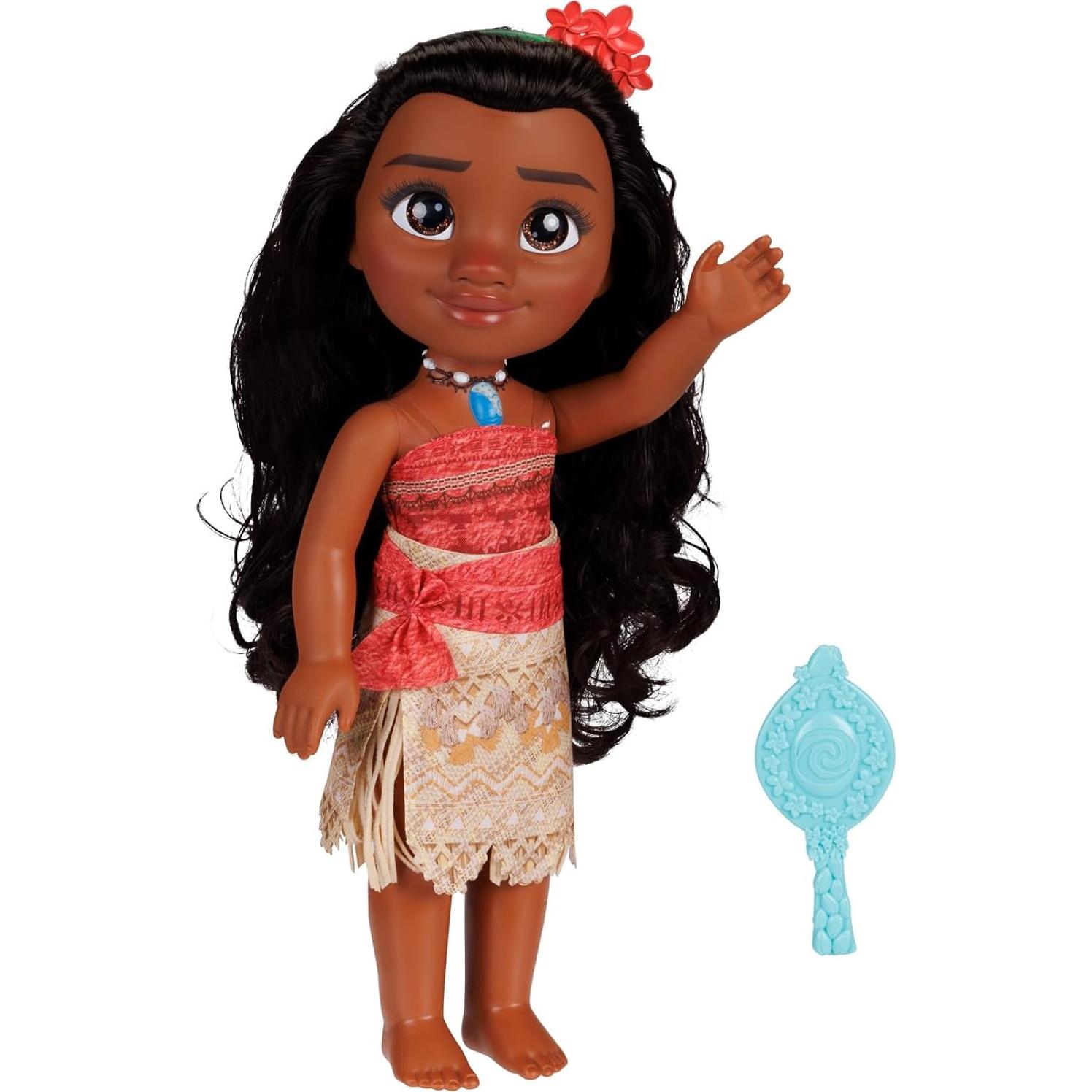 Muñeca Moana Disney Princess 35.5 cm con Vestido y Diadema