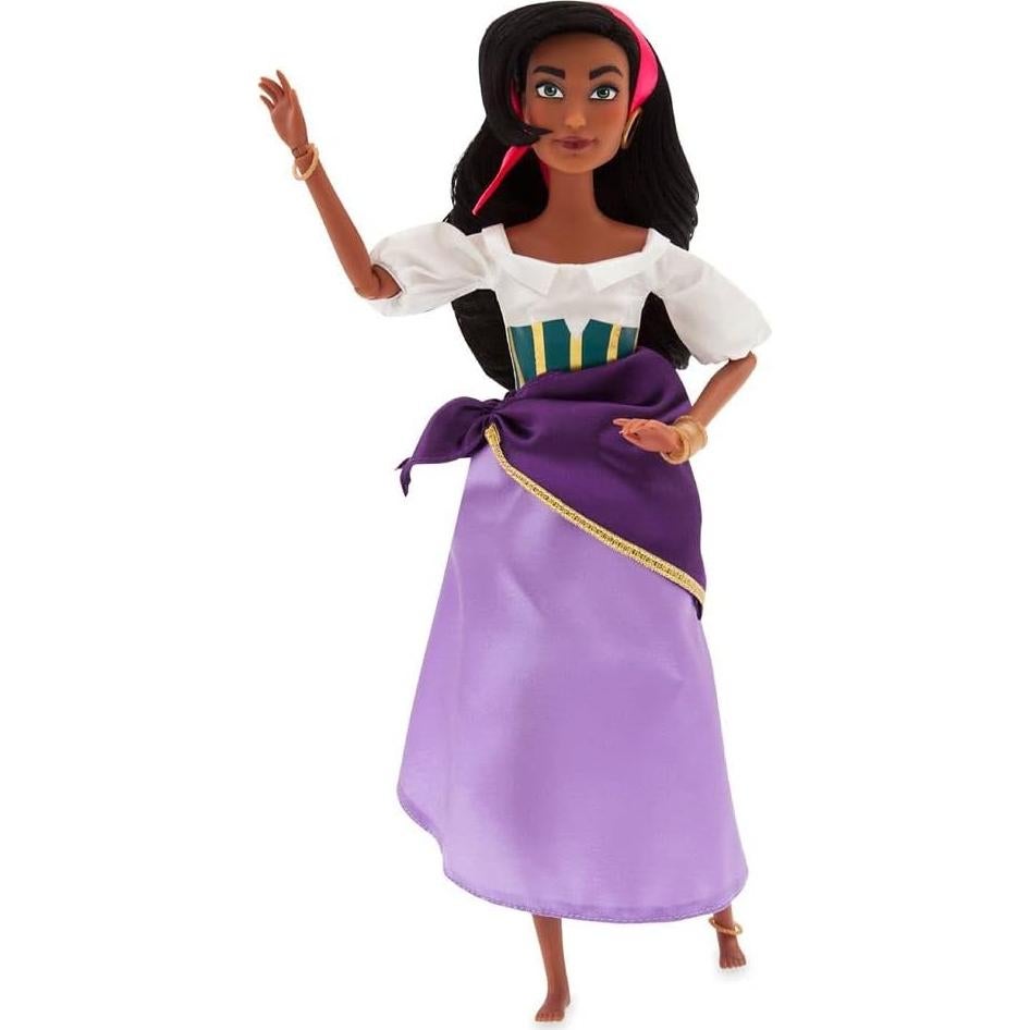 Muñeca Clásica Esmeralda Disney 28 cm Posable con Cepillo