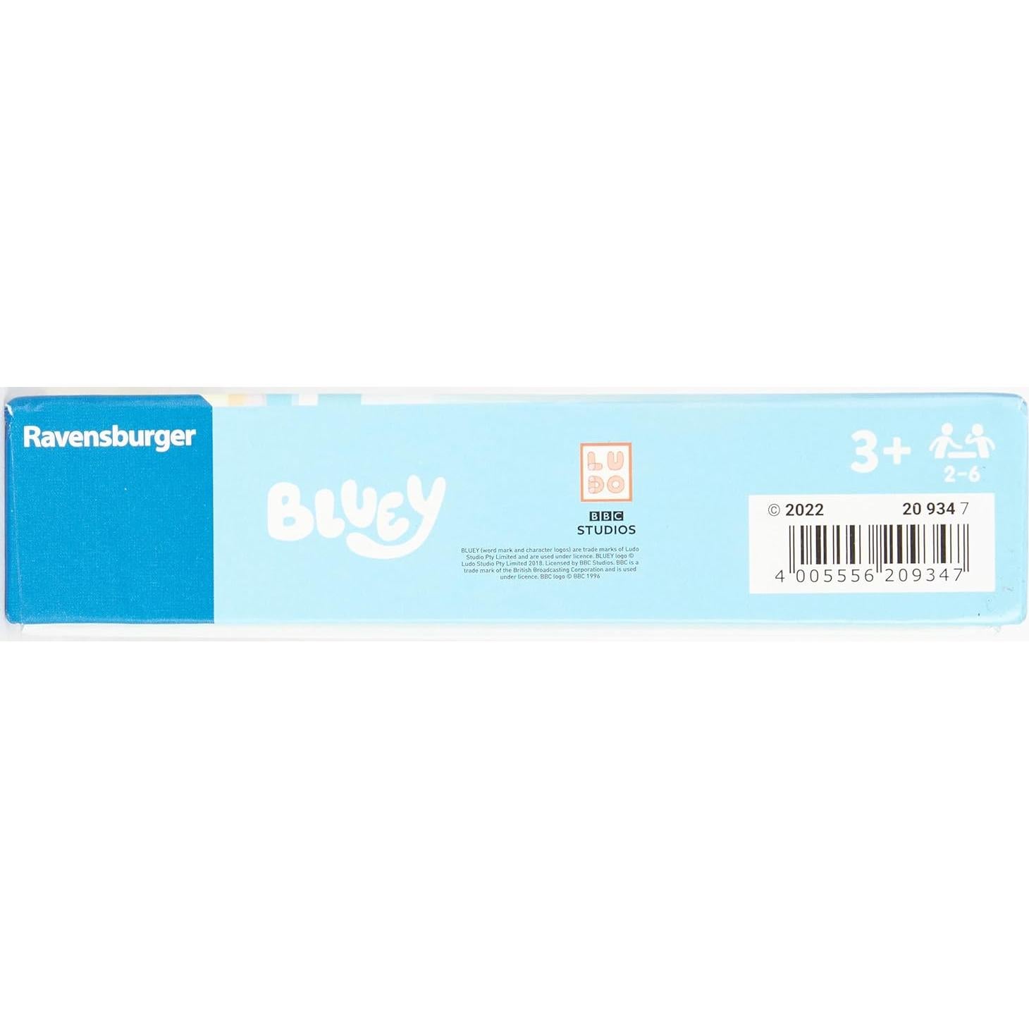 Juego de Memoria Mini Memory Bluey Ravensburger 48 Tarjetas