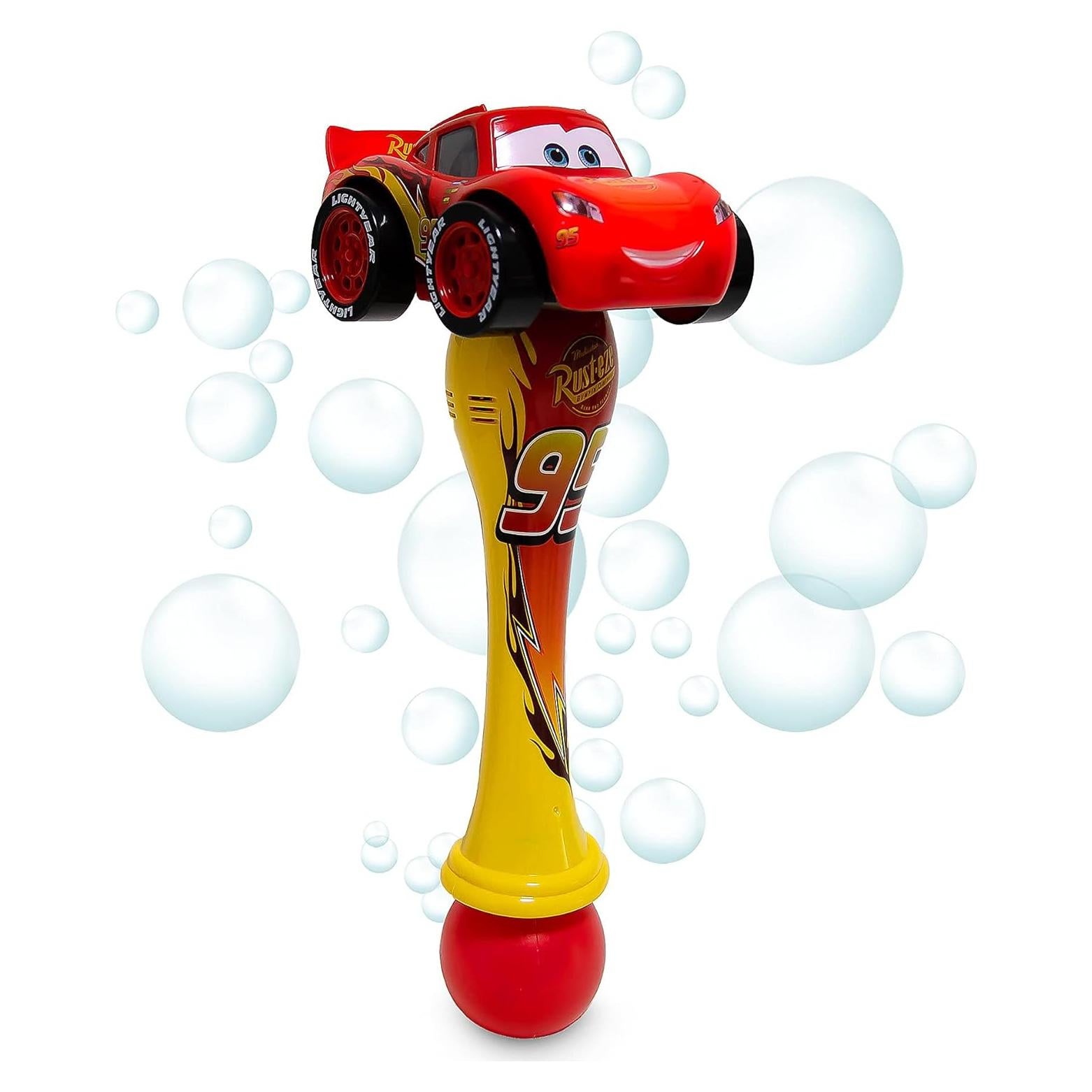 Varita de Burbujas Iluminada Disney Cars Lightning McQueen
