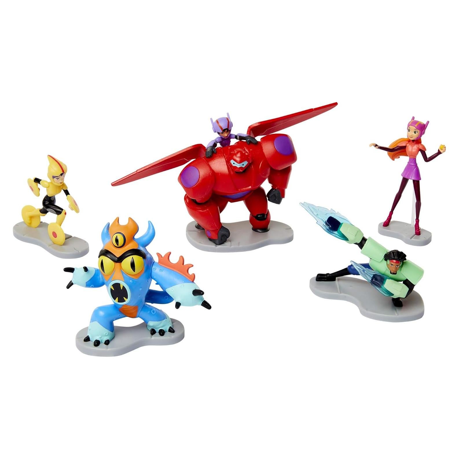 Set de Figuras Big Hero 6 Disney - 5 Piezas 8.9 cm