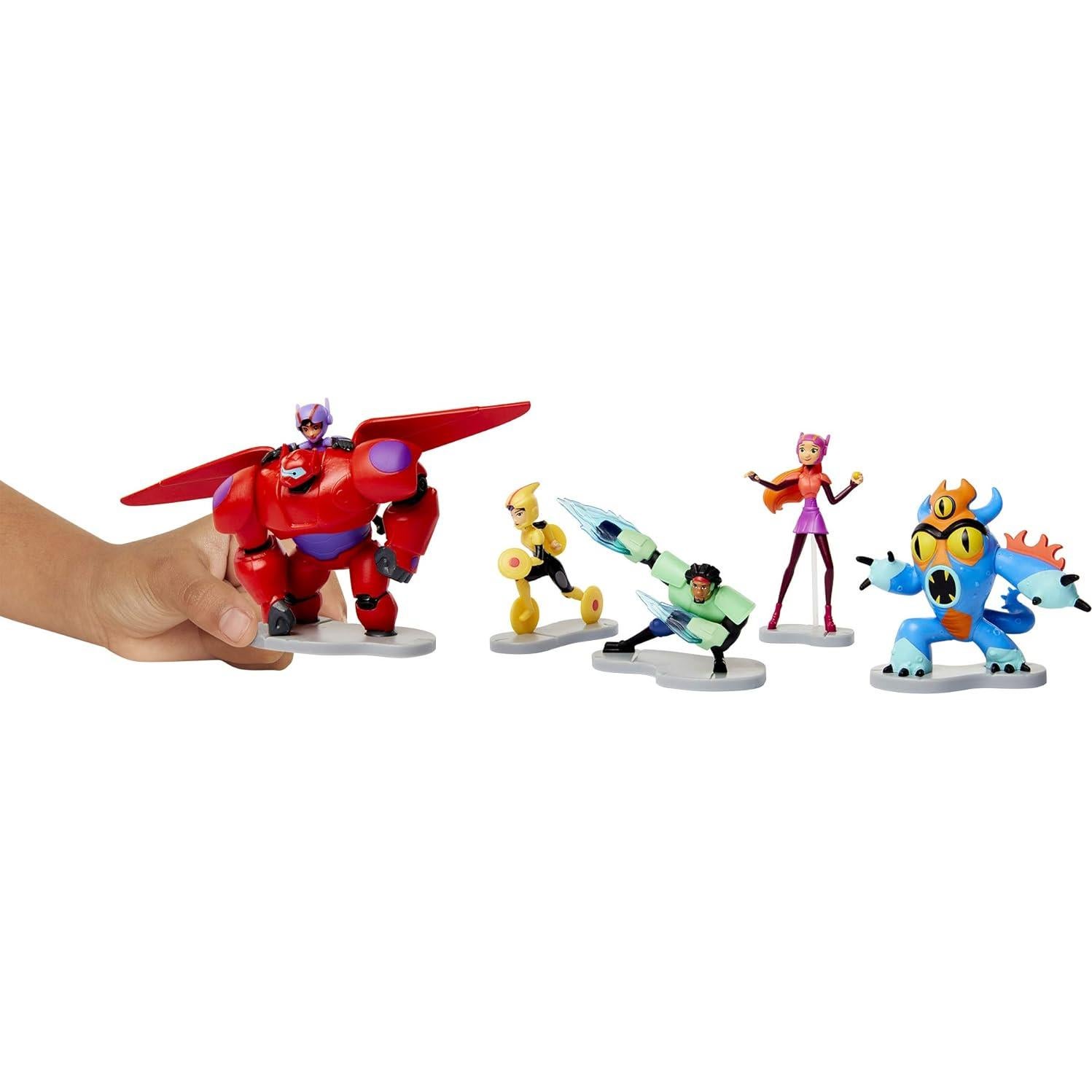 Set de Figuras Big Hero 6 Disney - 5 Piezas 8.9 cm
