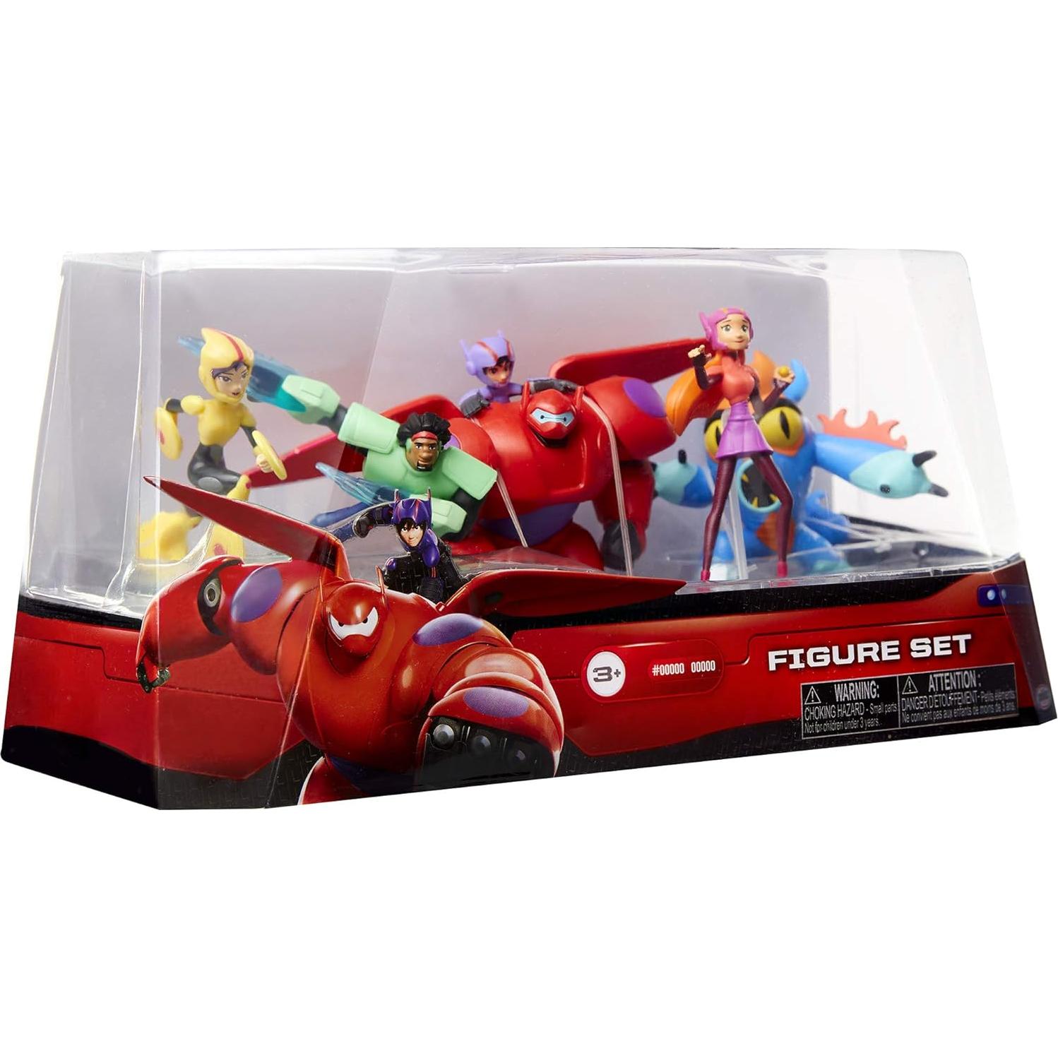 Set de Figuras Big Hero 6 Disney - 5 Piezas 8.9 cm