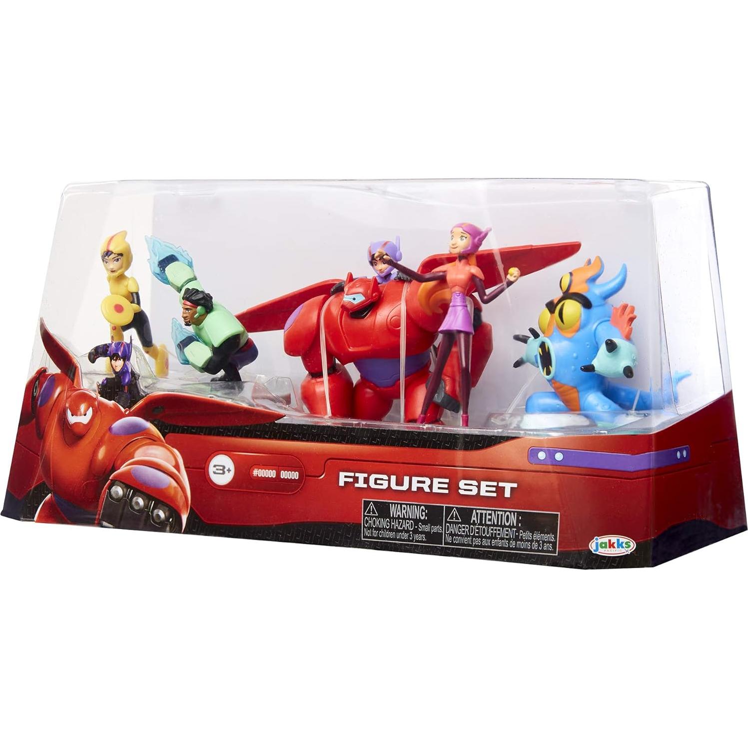 Set de Figuras Big Hero 6 Disney - 5 Piezas 8.9 cm