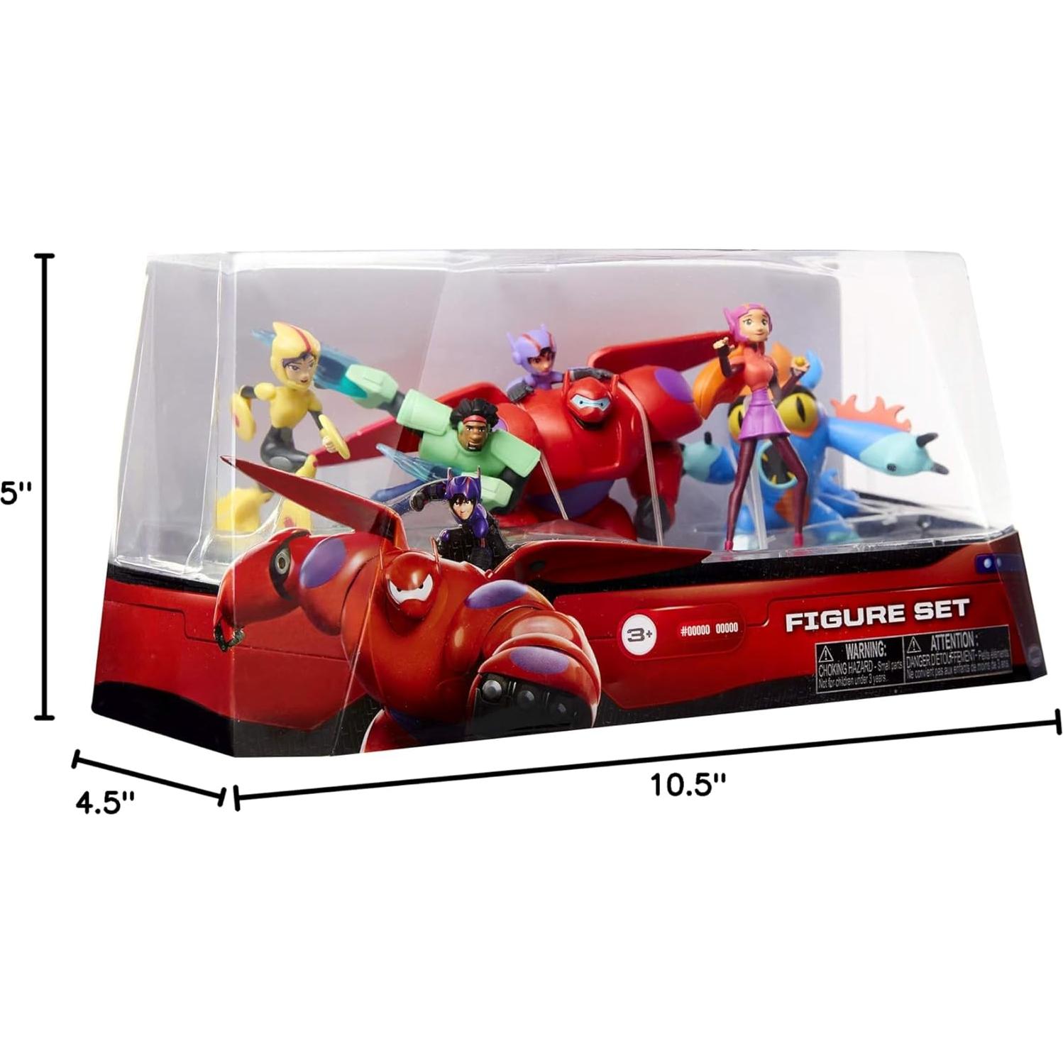 Set de Figuras Big Hero 6 Disney - 5 Piezas 8.9 cm