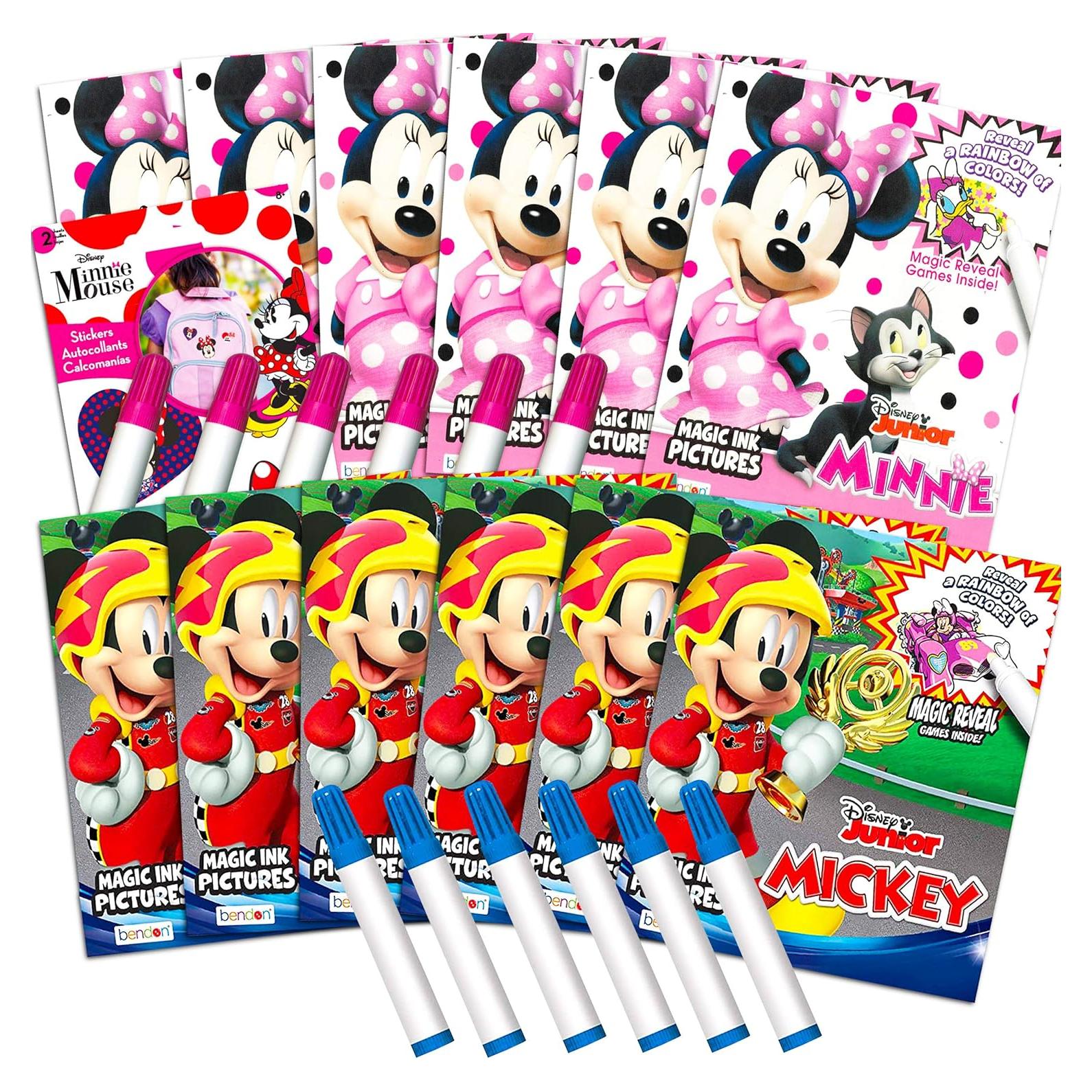 Conjunto de 12 Libros para Colorear Disney Imagine Ink