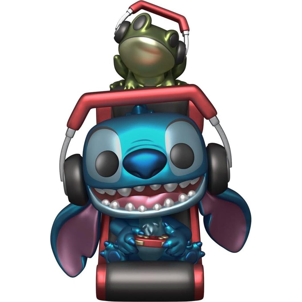 Funko Pop Plus: Lilo y Stitch - Gamer Stitch Metálico - 13.72 cm