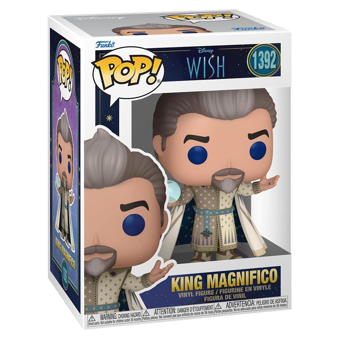 Funko POP! Disney Wish - Rey Magnifico - Figura 11.18 cm