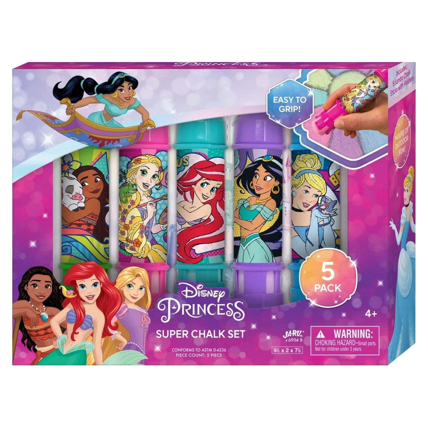 Soporte de Tiza Disney JA-RU 5 Tizas Jumbo No Tóxicas