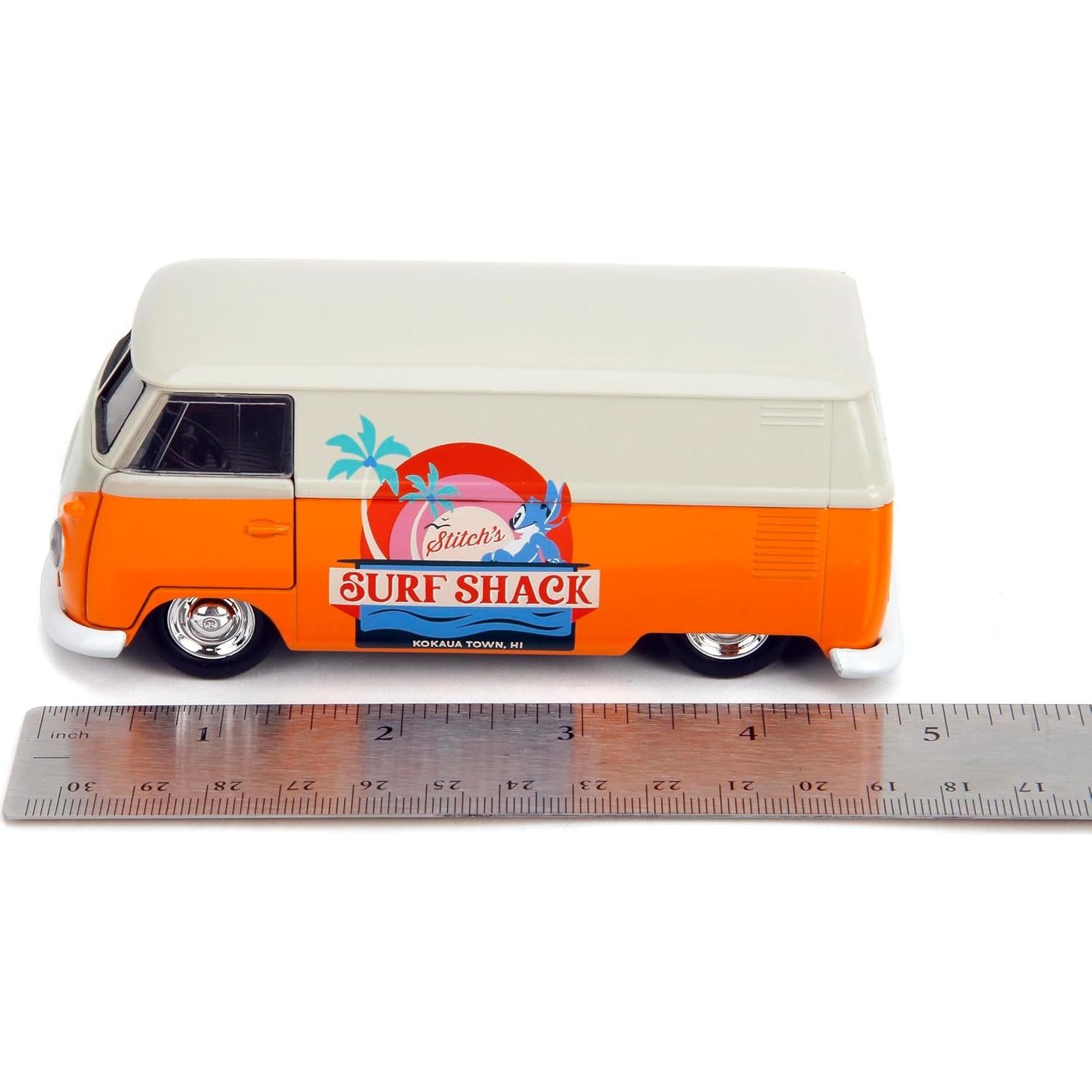 VW Bus 1961 Disney Stitch Jada Toys 1:32 Metal Fundido
