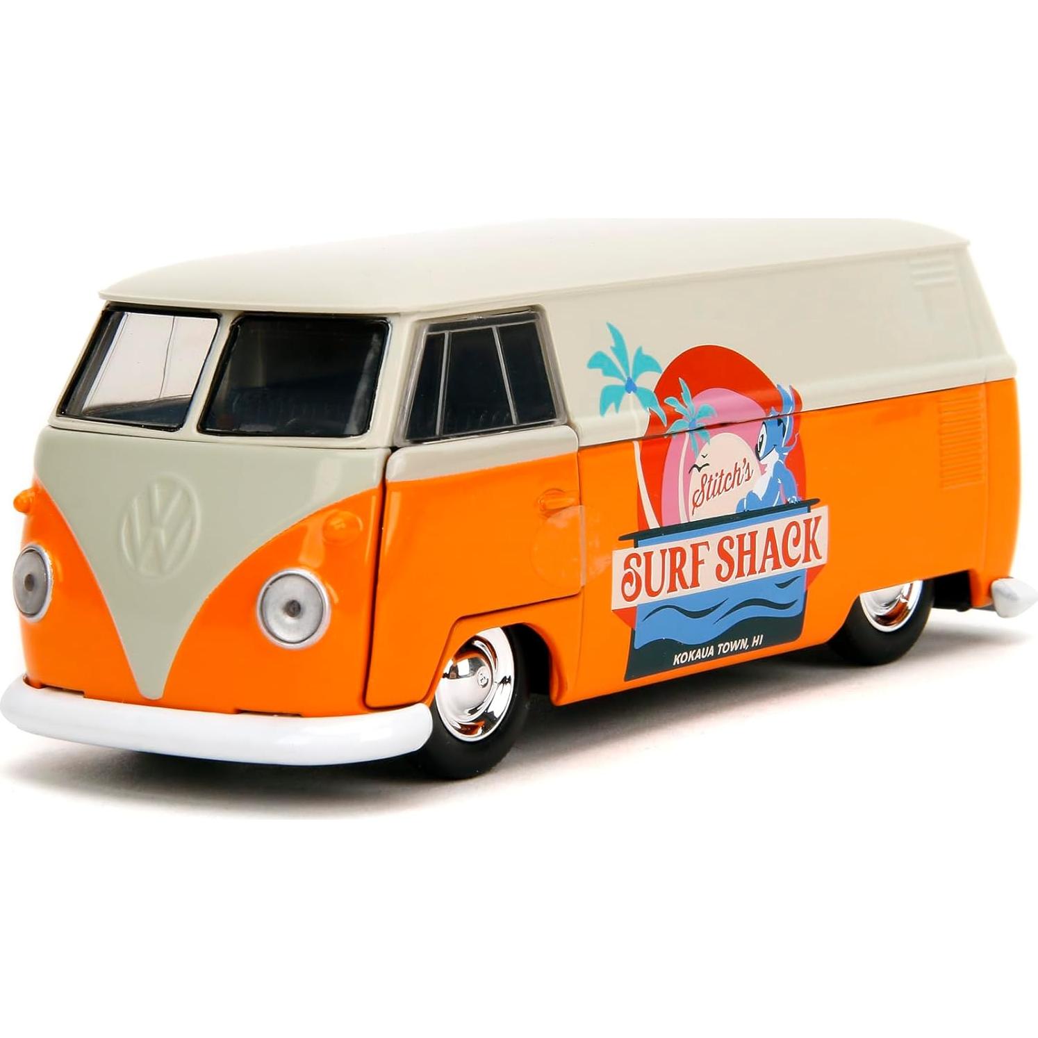 VW Bus 1961 Disney Stitch Jada Toys 1:32 Metal Fundido