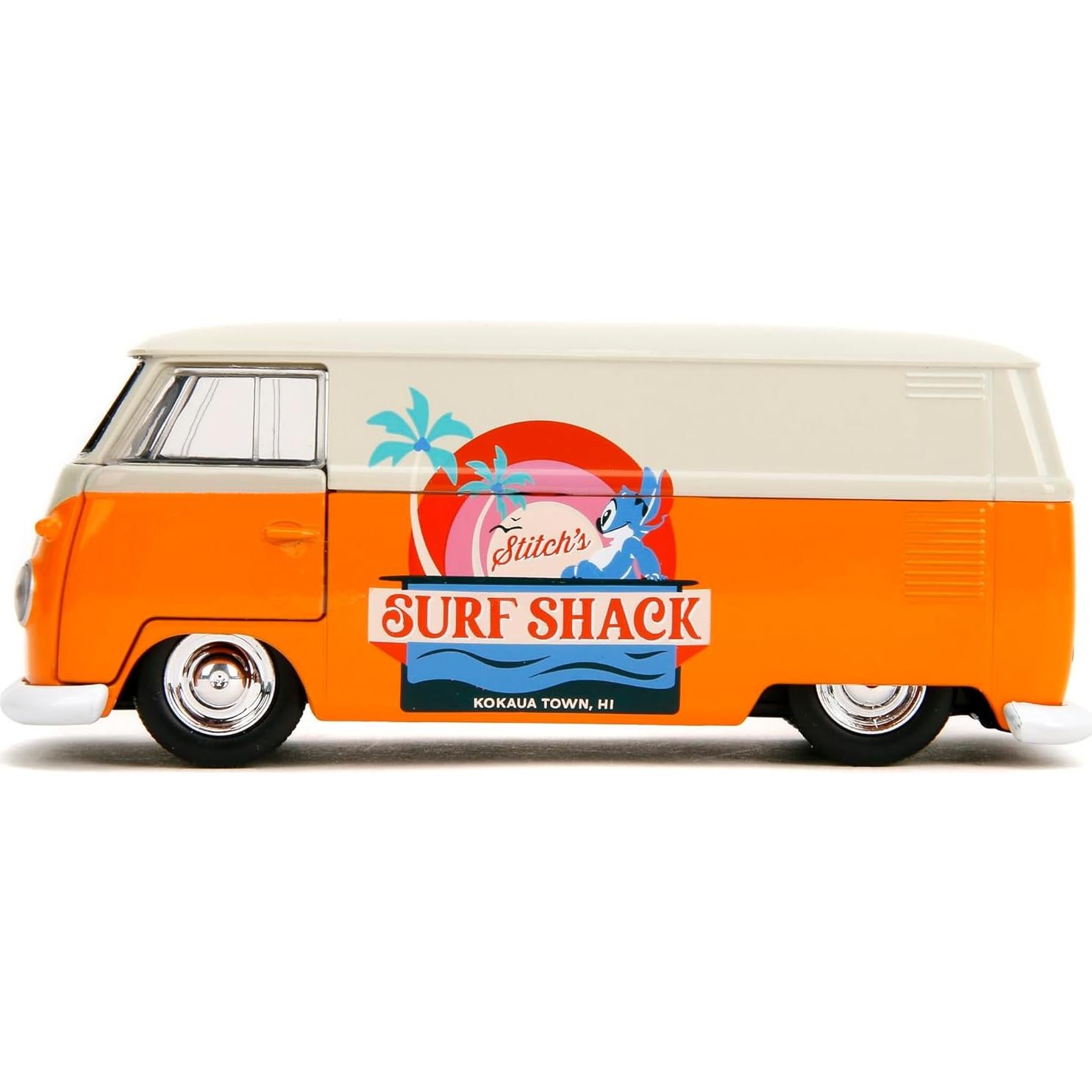 VW Bus 1961 Disney Stitch Jada Toys 1:32 Metal Fundido