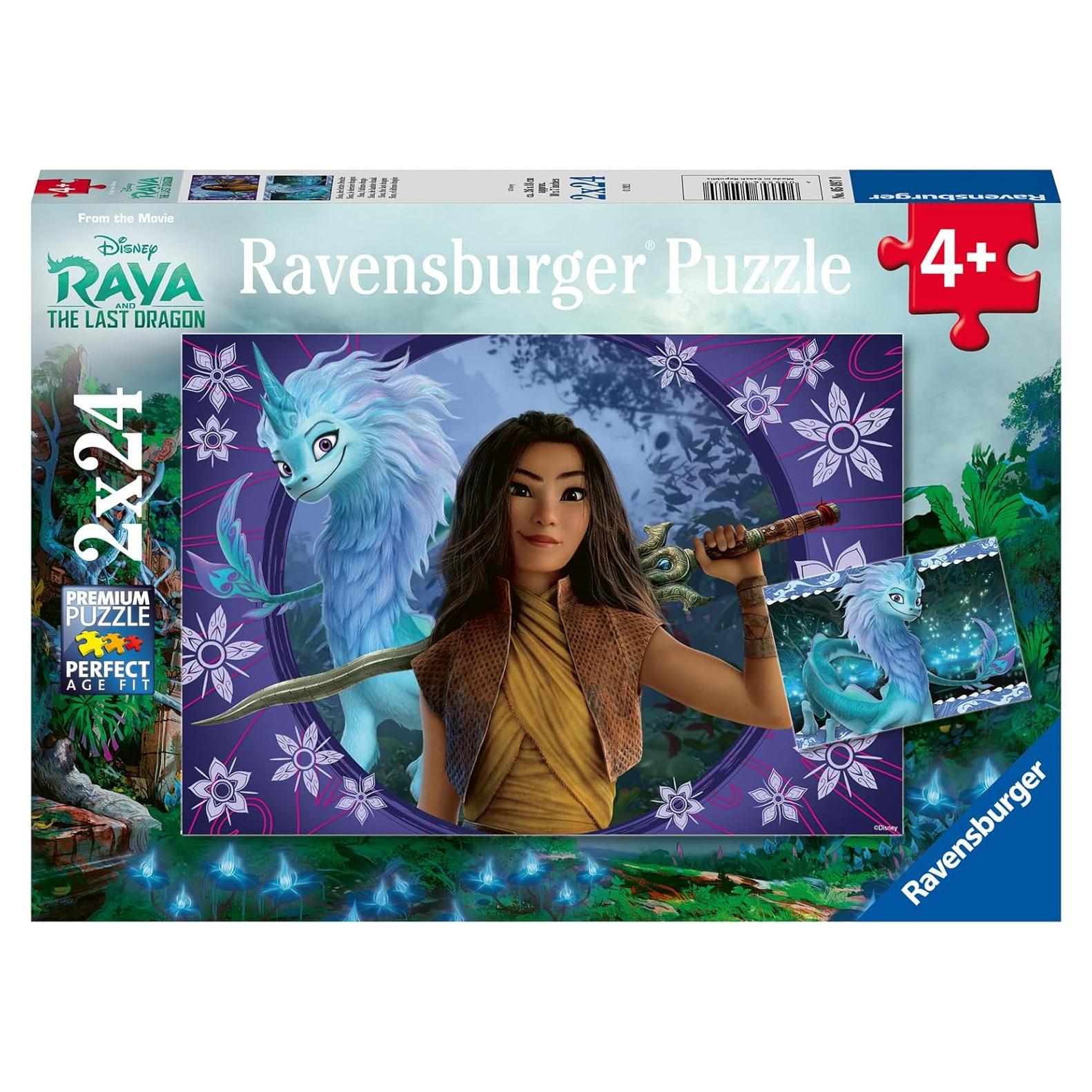 Rompecabezas Ravensburger Raya y el Último Dragón 2x24 Piezas