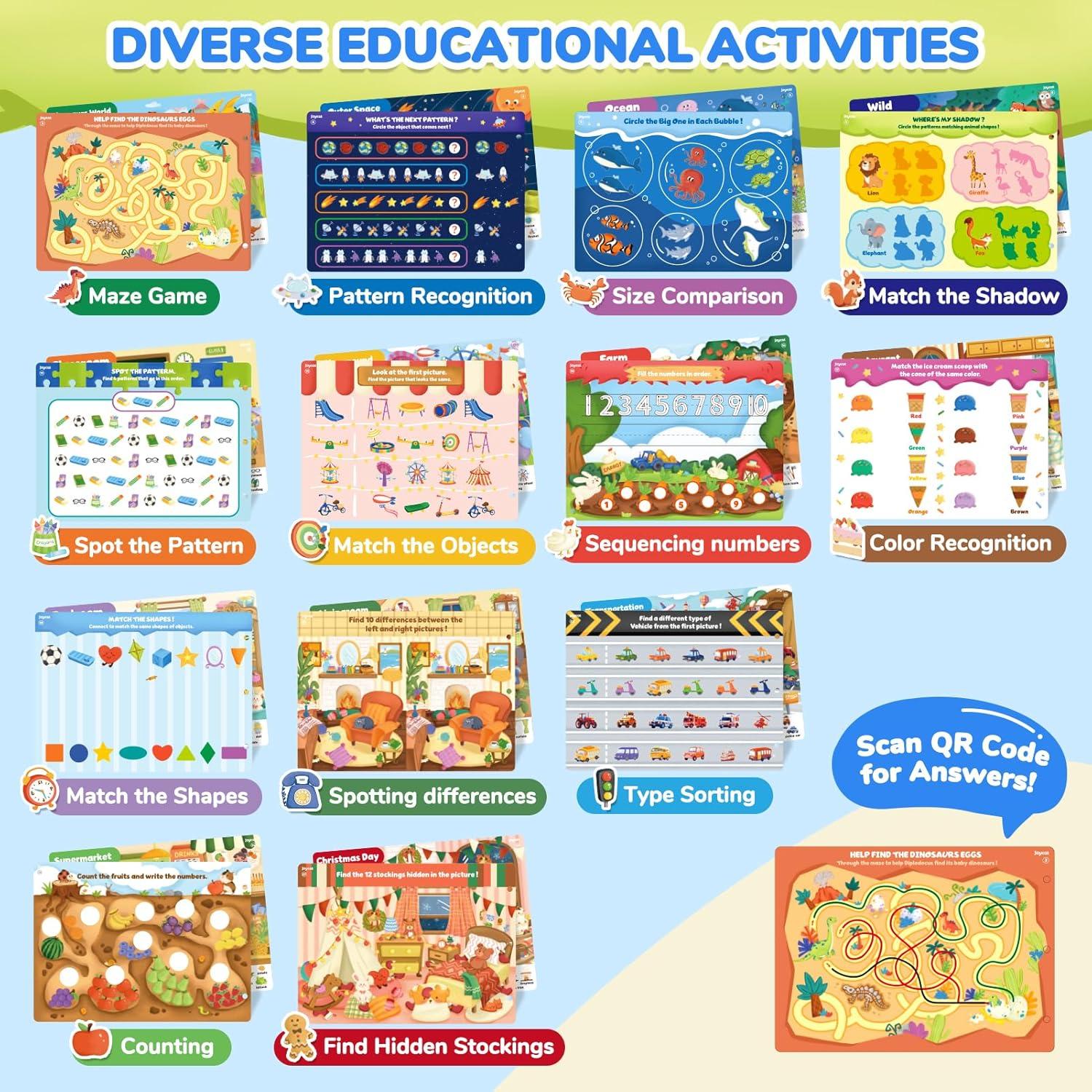 Libro de Actividades Buscar y Encontrar JoyCat 3-8 Años