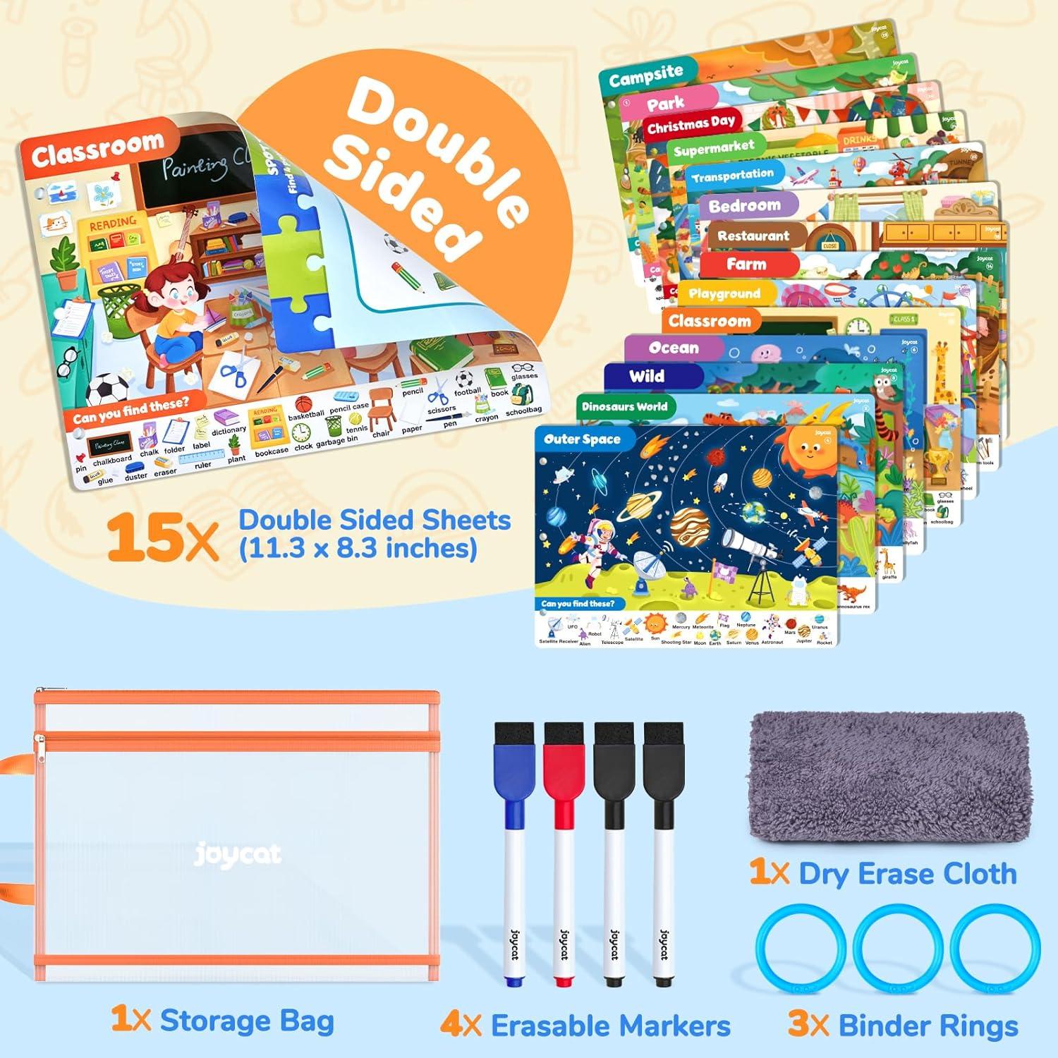 Libro de Actividades Buscar y Encontrar JoyCat 3-8 Años