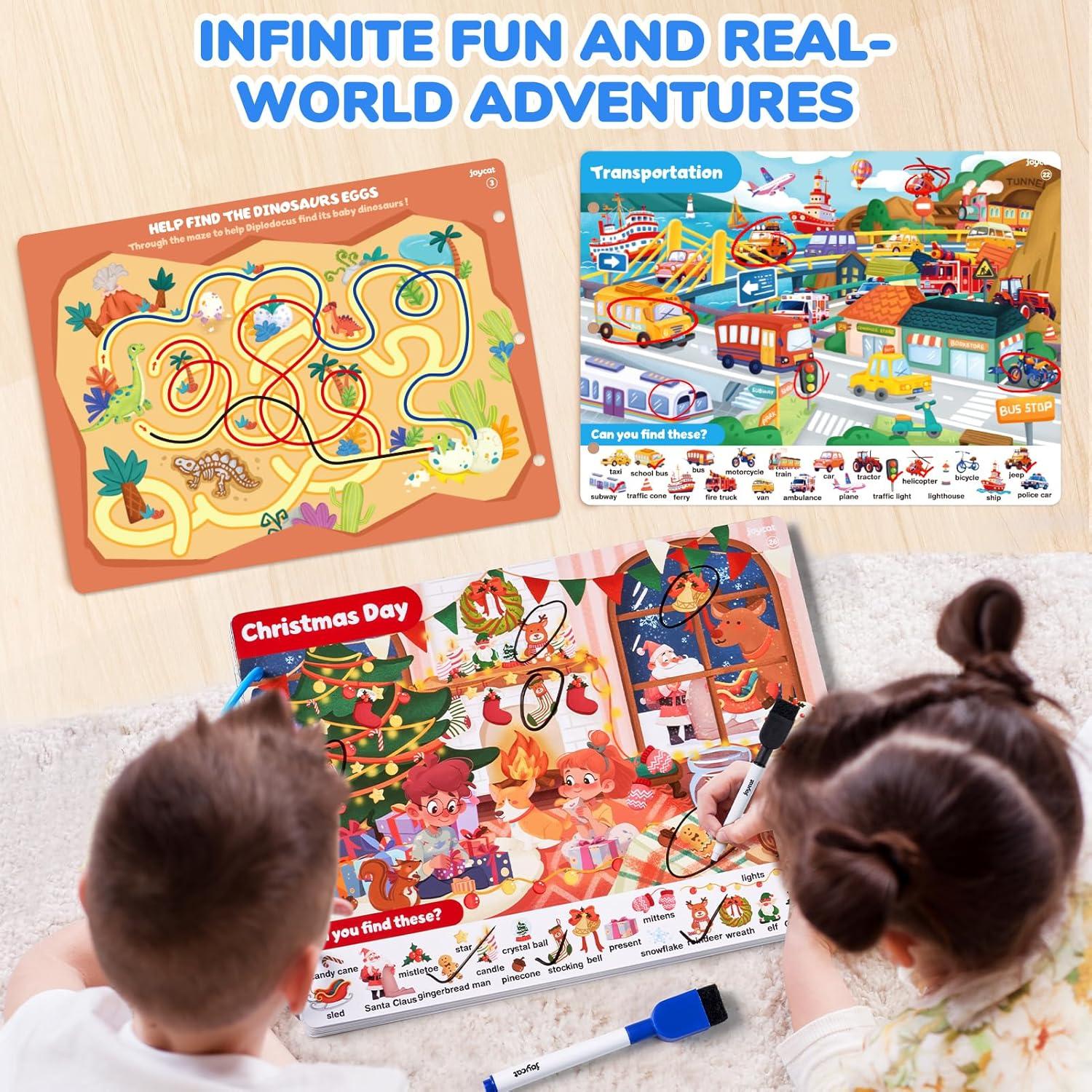 Libro de Actividades Buscar y Encontrar JoyCat 3-8 Años