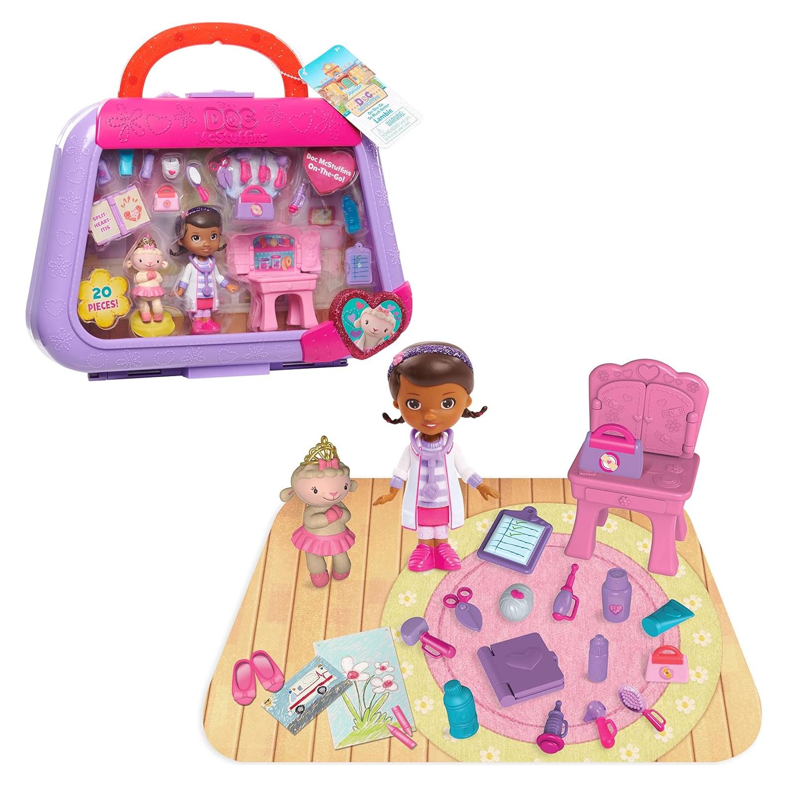 Juego de Doc McStuffins En Movimiento Corderito Just Play 20 Piezas