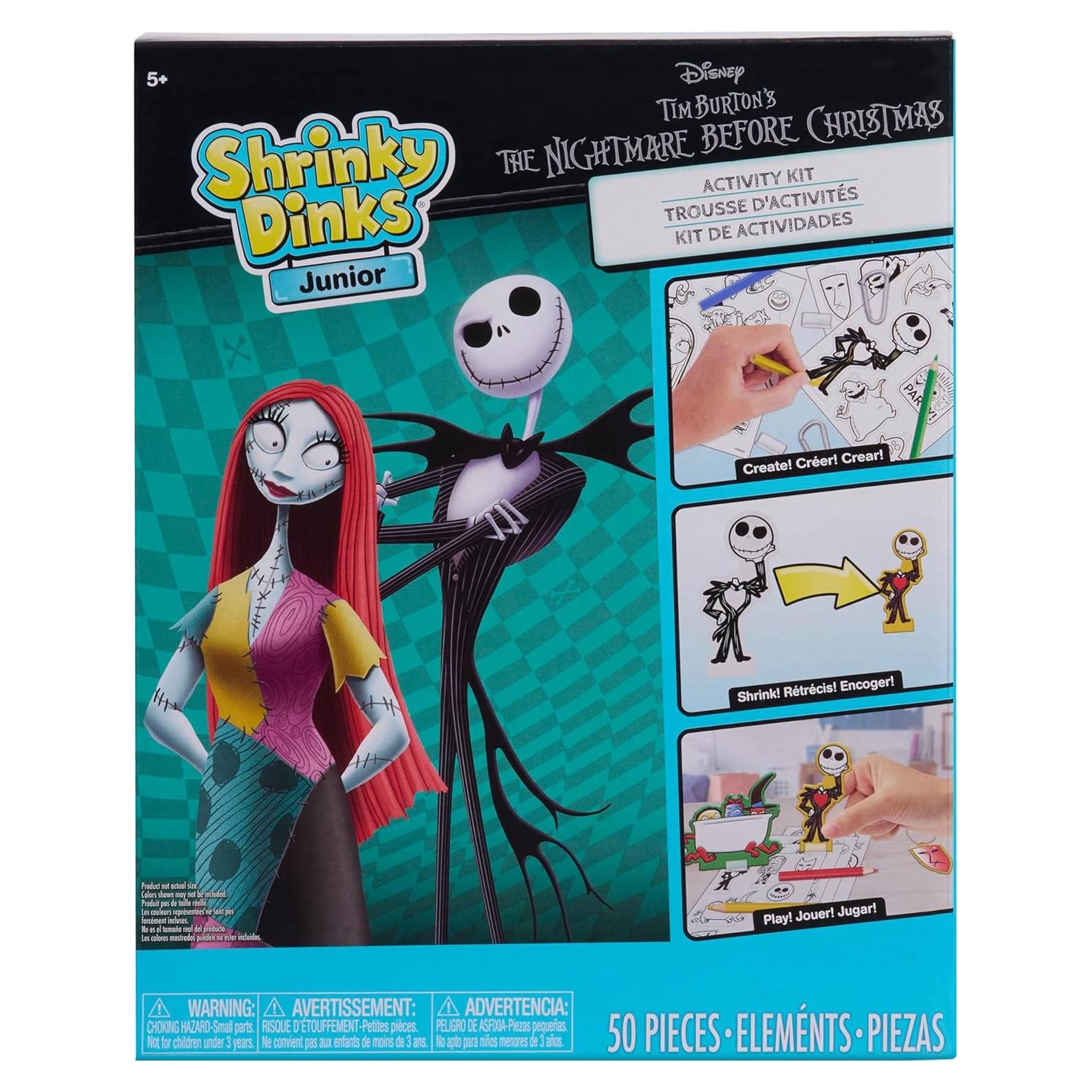 Kit de Actividades Shrinky Dinks Just Play Tim Burton 50 Piezas