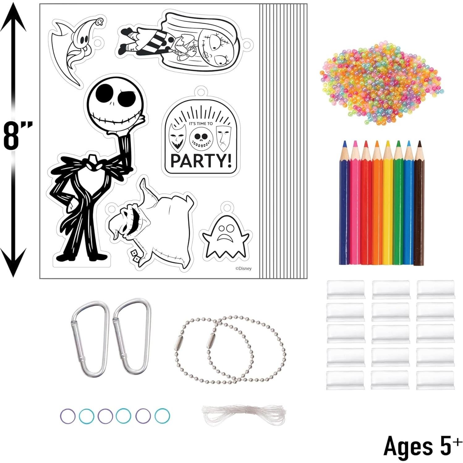Kit de Actividades Shrinky Dinks Just Play Tim Burton 50 Piezas