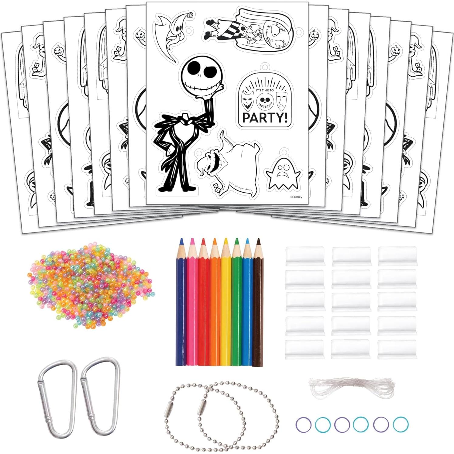 Kit de Actividades Shrinky Dinks Just Play Tim Burton 50 Piezas