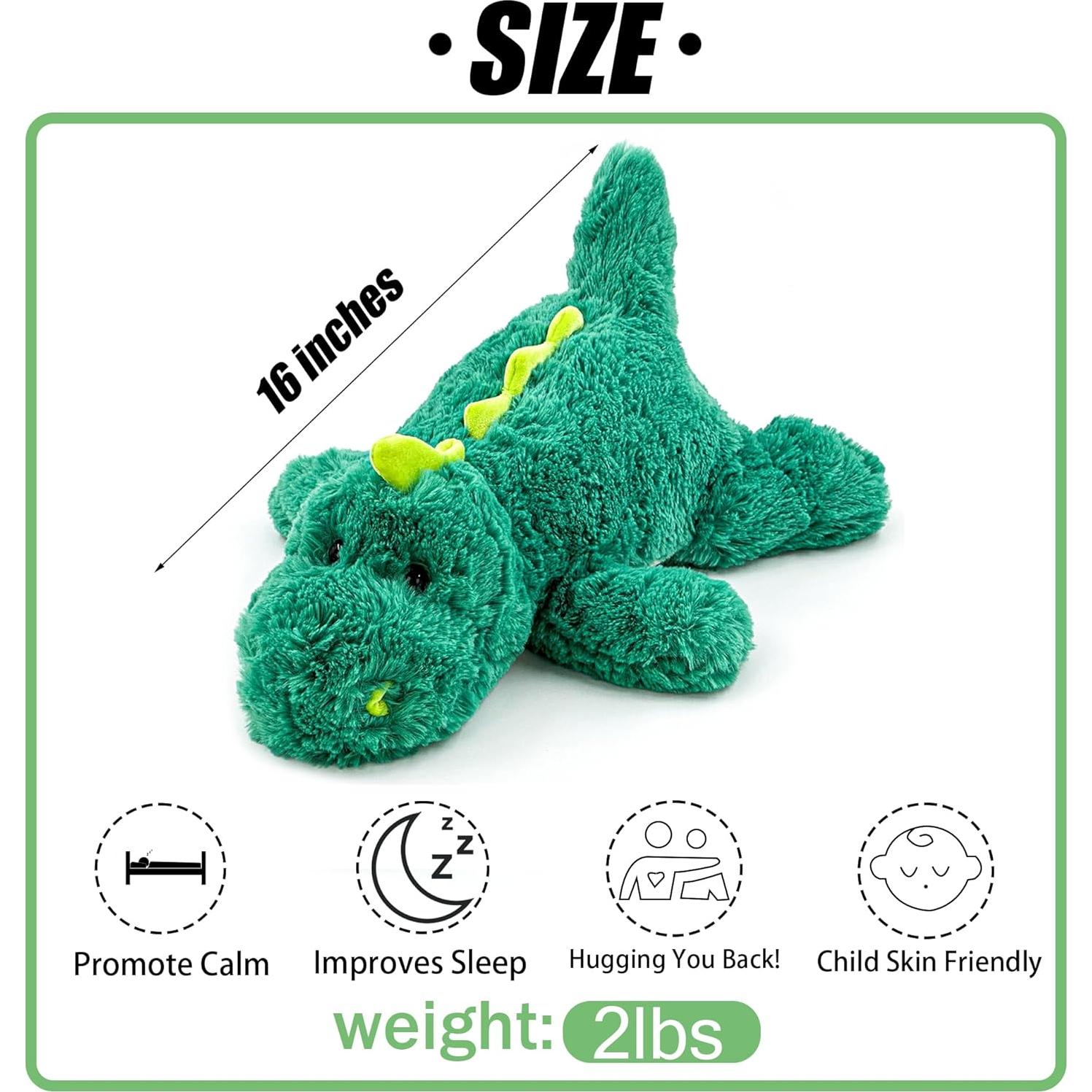 Dinosaurio de Peluche YOUBLEK 40 cm Juguete con Peso