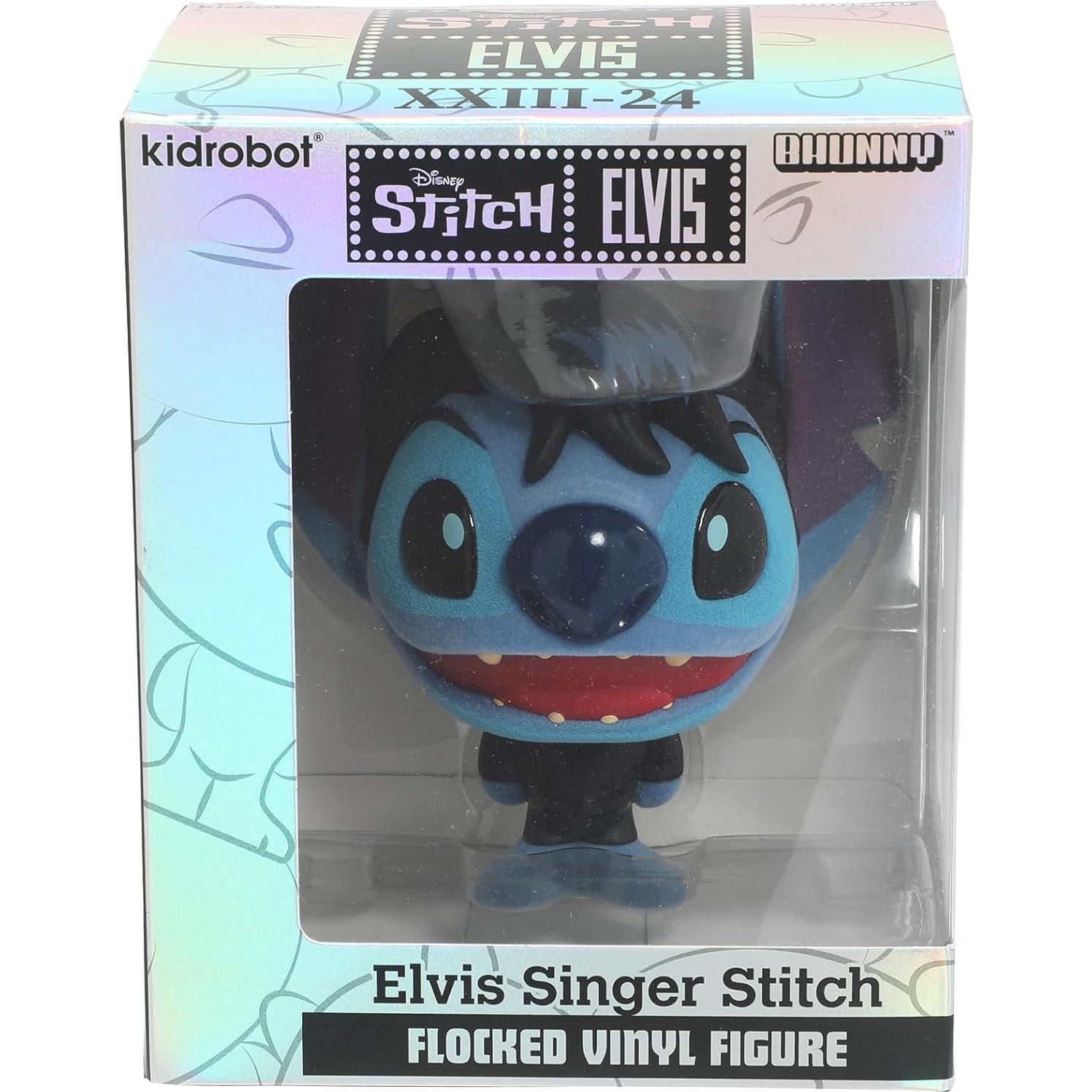 Figura Coleccionable Lilo y Stitch Elvis 10 cm BHUNNY PVC