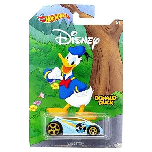 Hot Wheels Pato Donald 90 Aniversario Disney 1:64