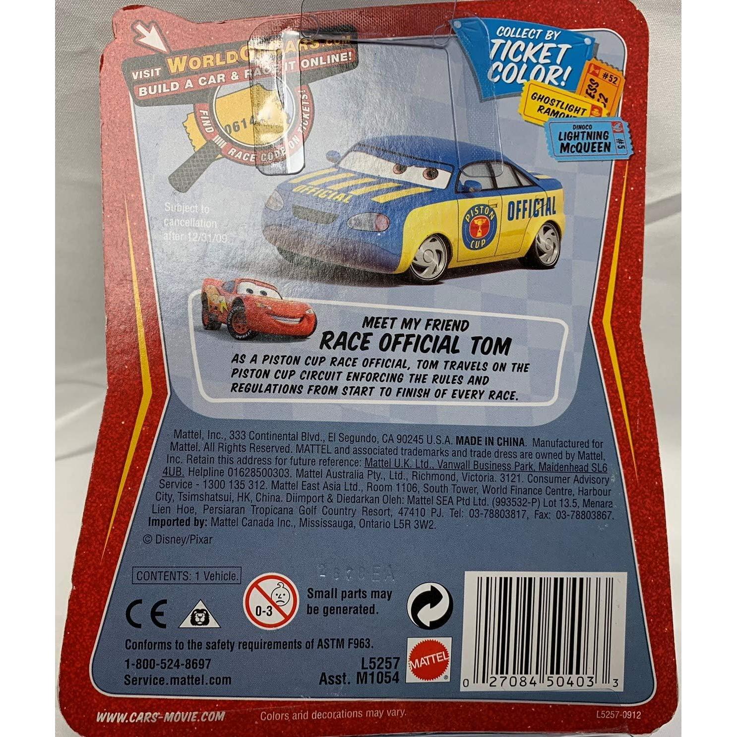 Vehículo de colección Pixar Cars Chick 1:55 Mattel