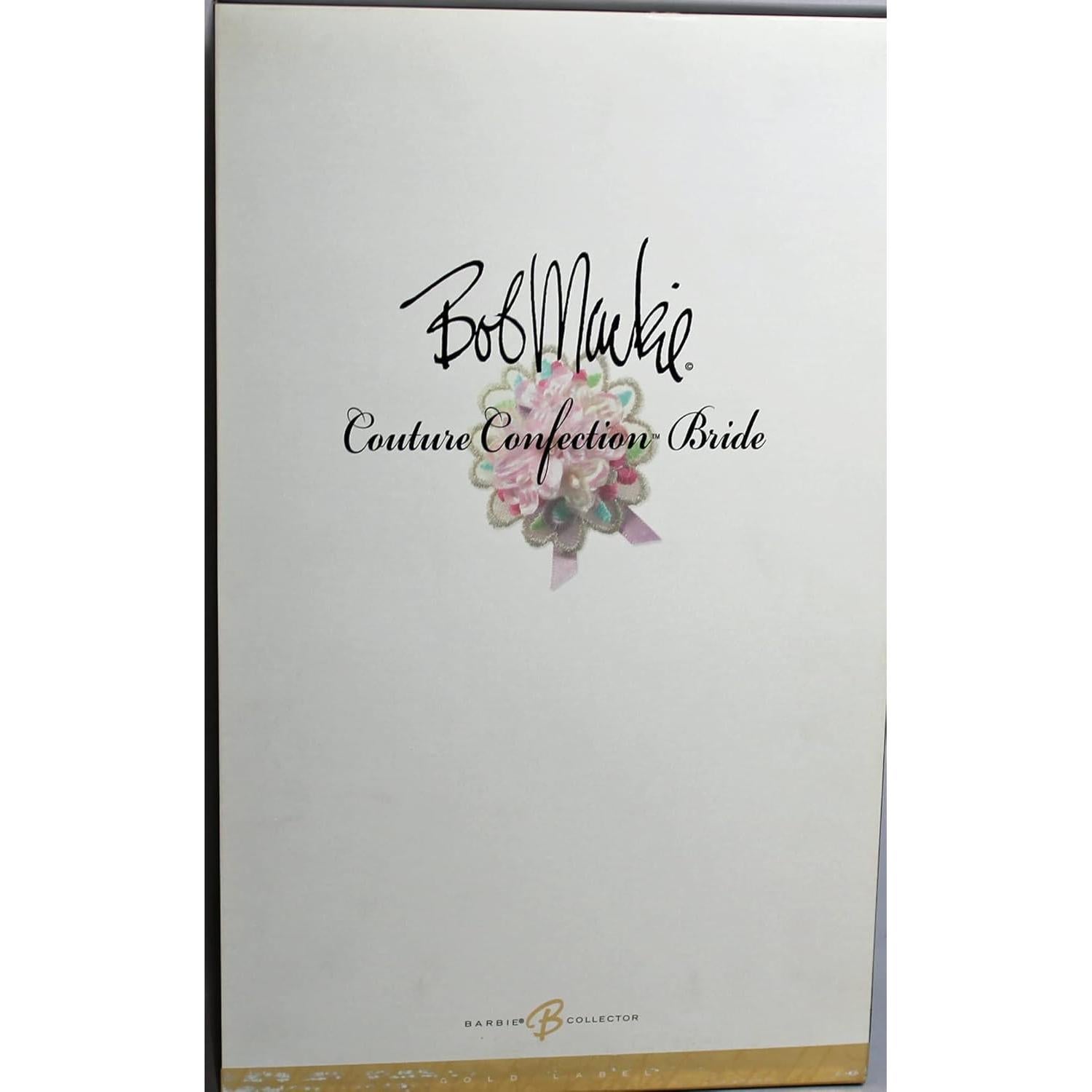 Muñeca Barbie Mattel Bob Mackie Couture Novia 40x25x11cm