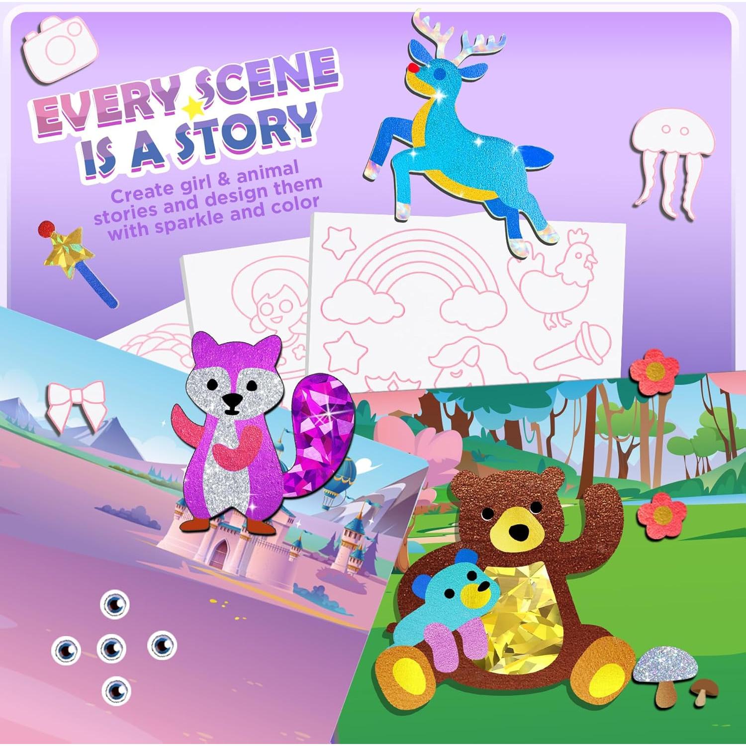 Kit de Manualidades para Niños URMYWO 4-12 Años Colorido