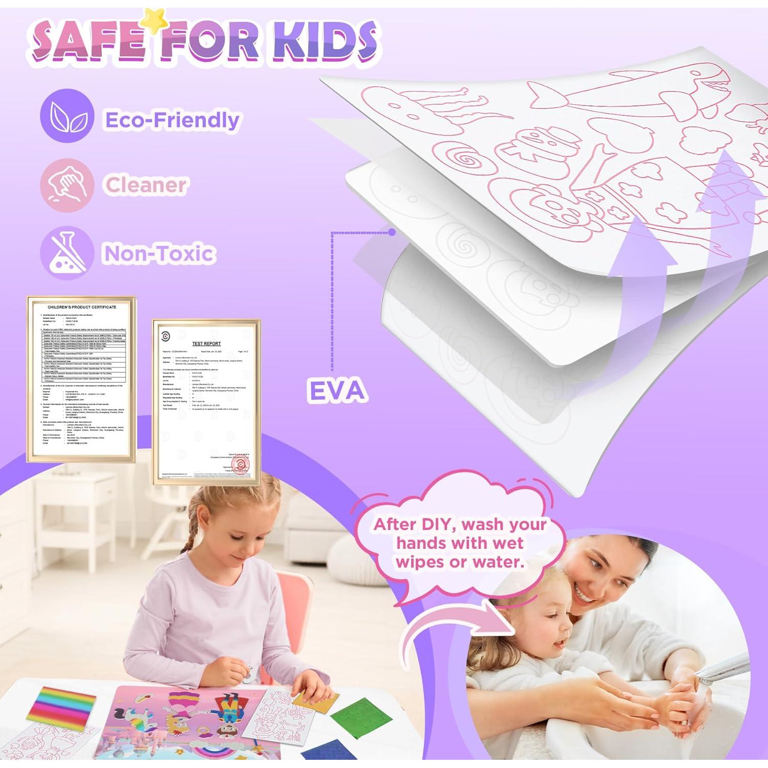 Kit de Manualidades para Niños URMYWO 4-12 Años Colorido