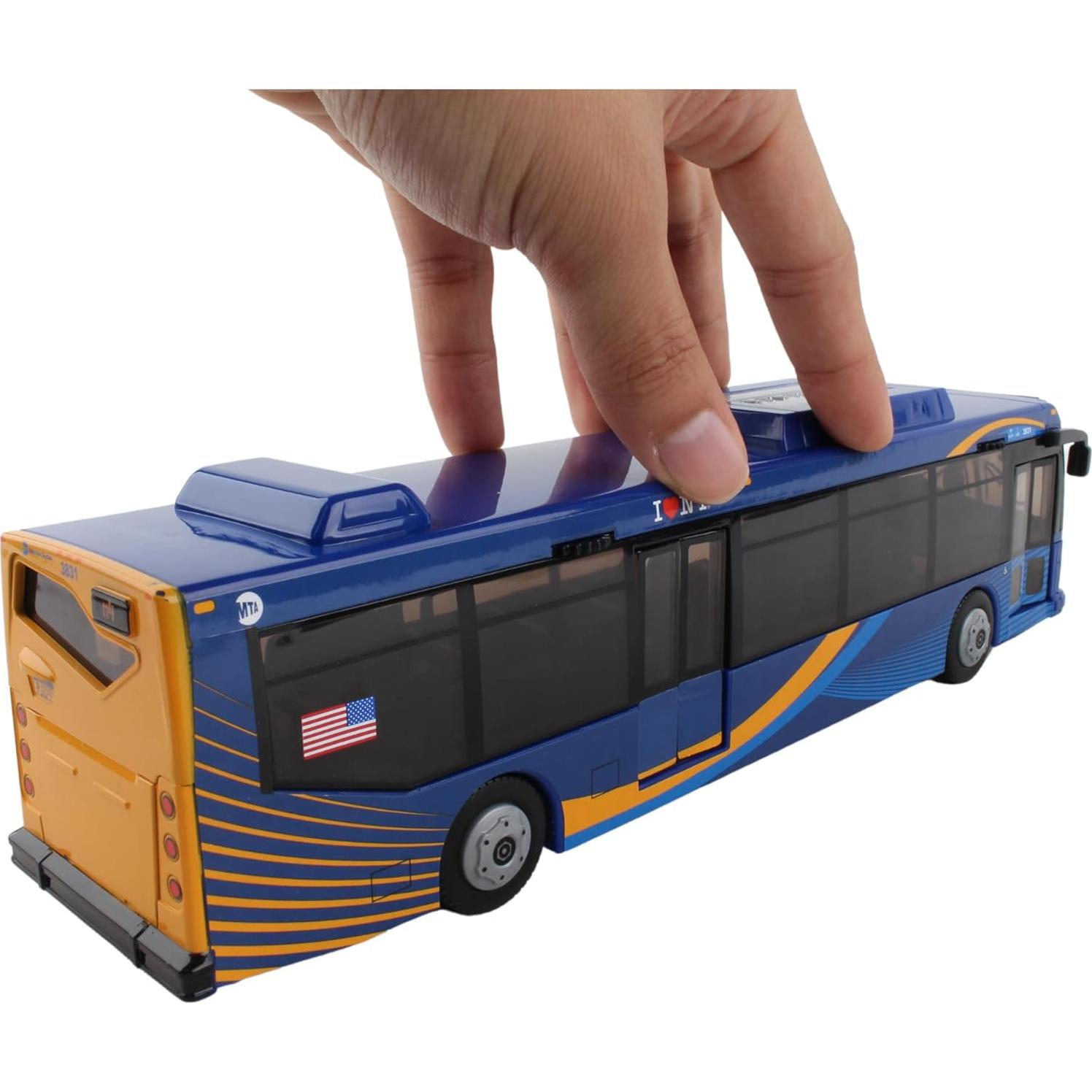 Autobús Daron MTA 27,94 cm Fricción Azul Licencia Oficial