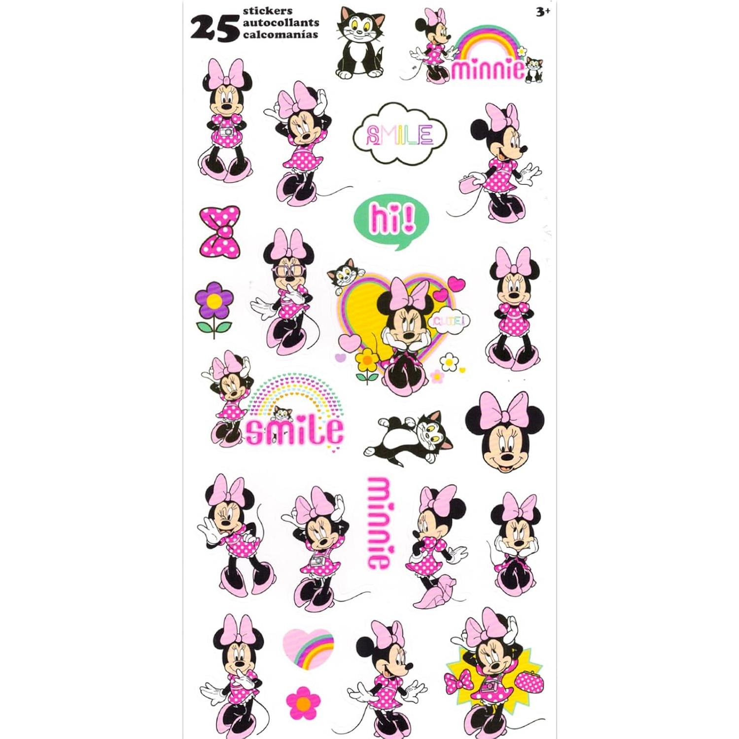 Conjunto Libro Imagine Ink Disney Minnie y Mickey 100 Hojas