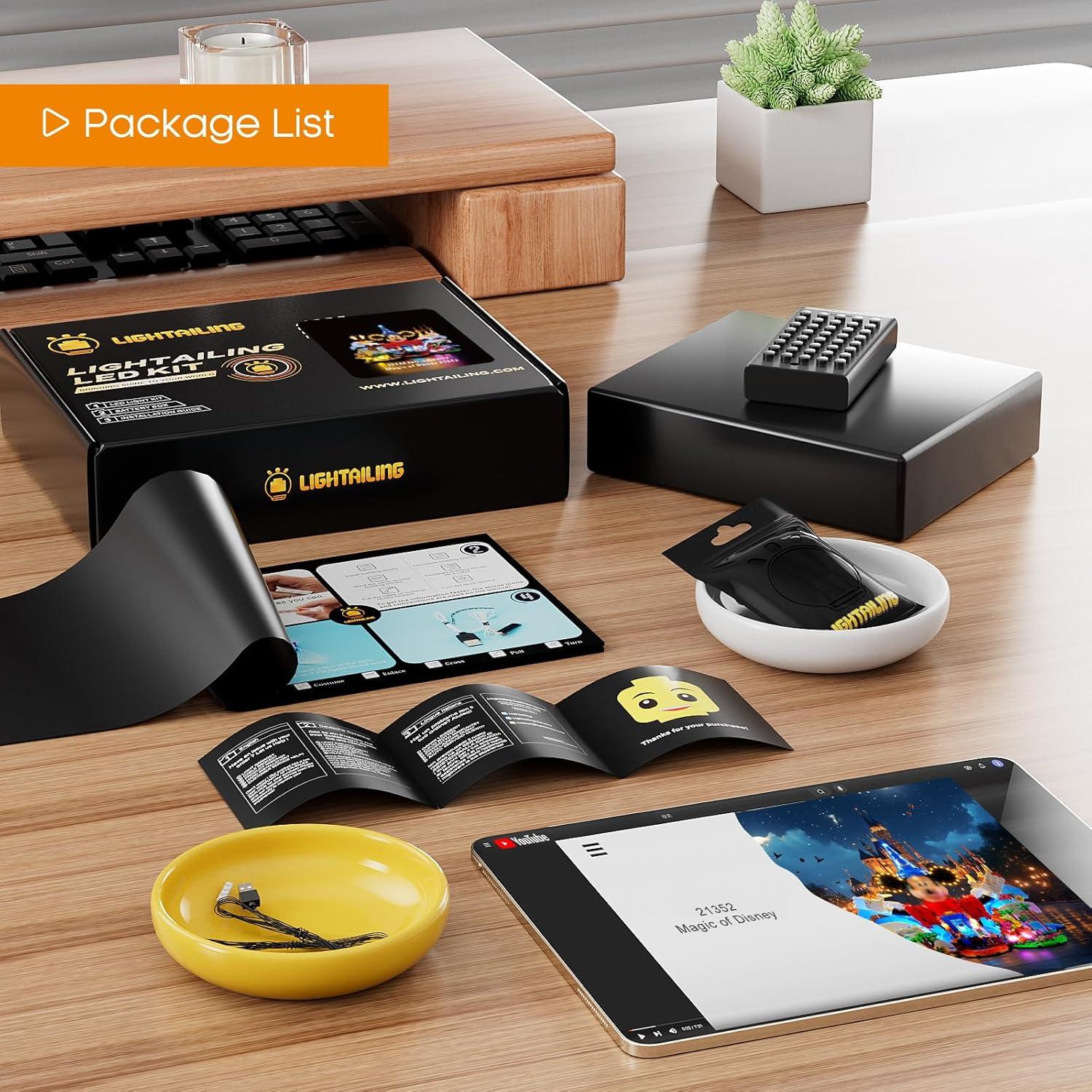 LIGHTAILING Kit de Iluminación LED para Lego 21352 Disney