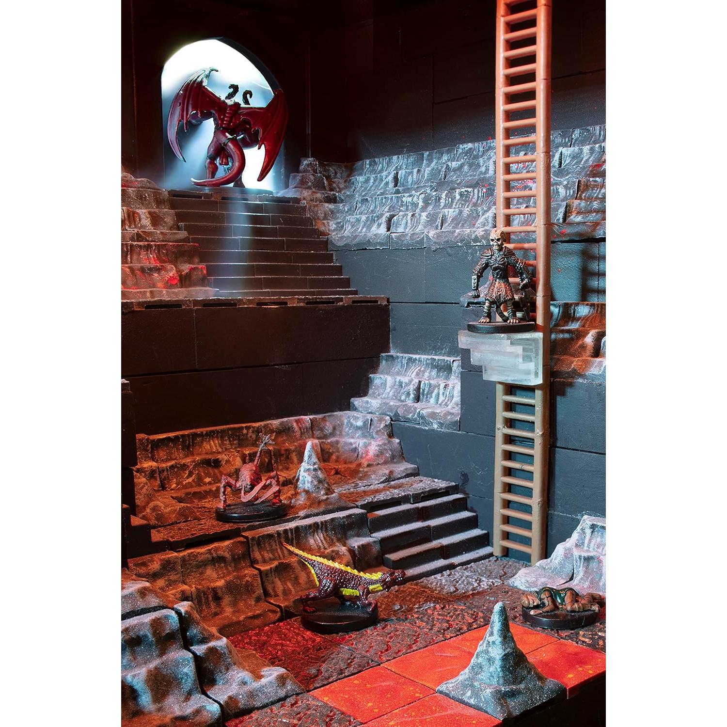 Conjunto de expansión Monster Adventure Terrain 121 piezas