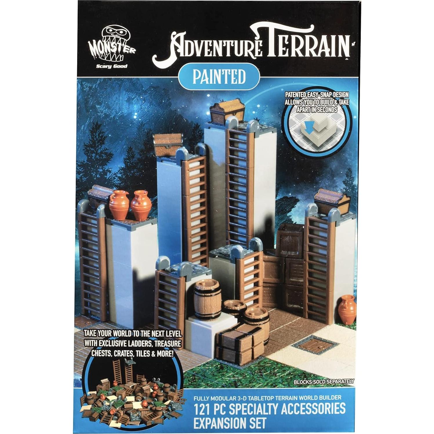 Conjunto de expansión Monster Adventure Terrain 121 piezas