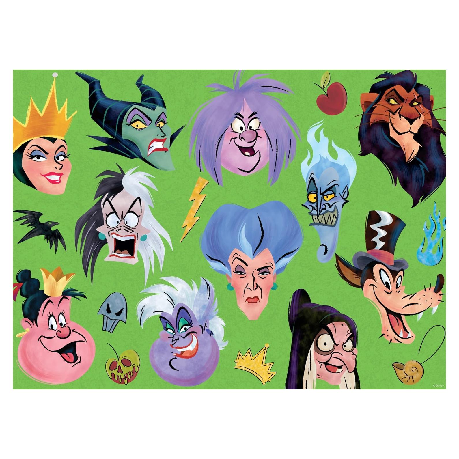 Rompecabezas Ceaco Disney Villanos 1000 Piezas 67x50cm