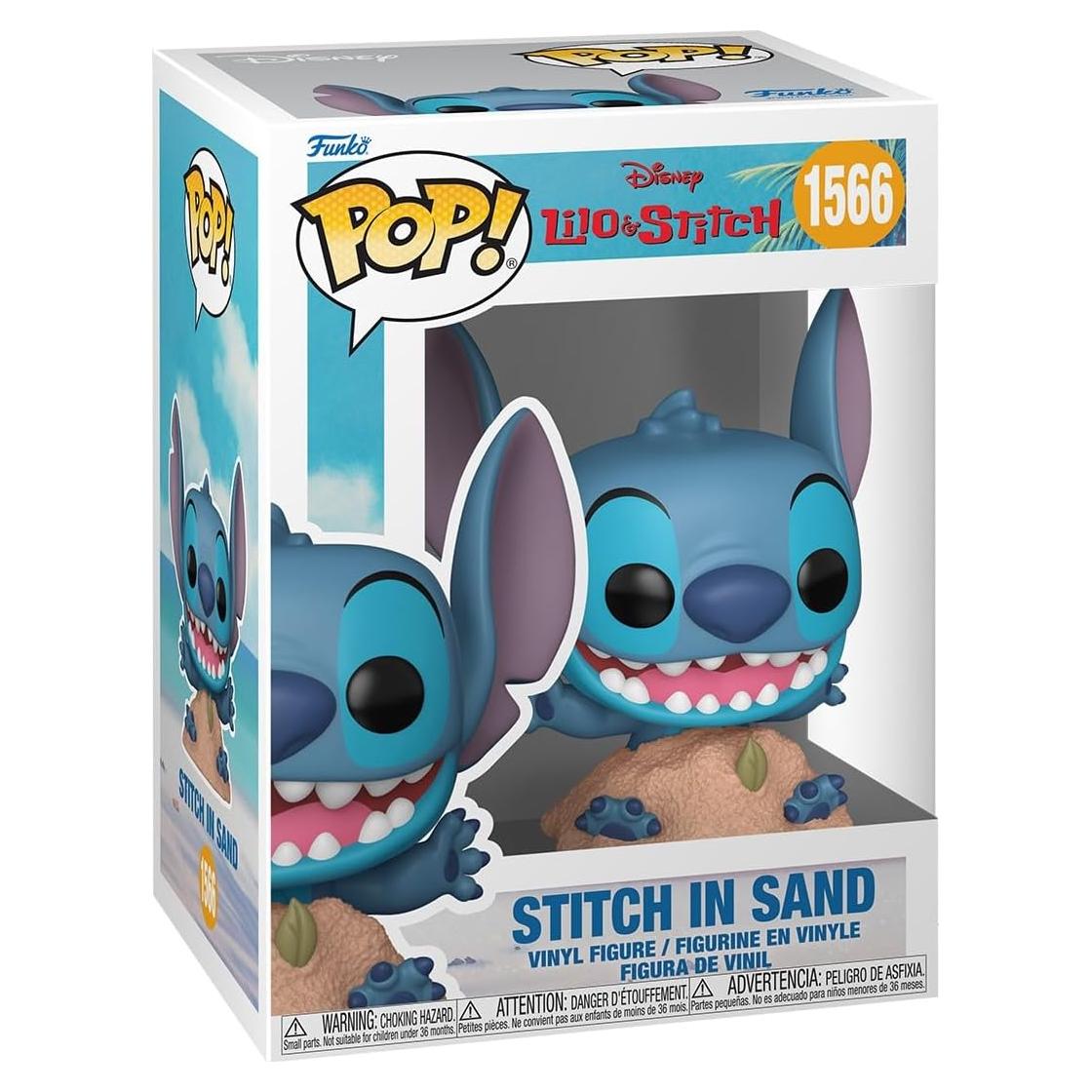 Figura Funko Pop Lilo y Stitch - Stitch en Arena 9.5 cm