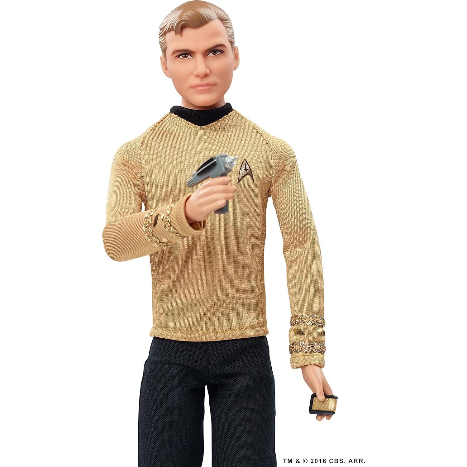 Muñeca Kirk Star Trek 50 Aniversario Mattel 33 cm