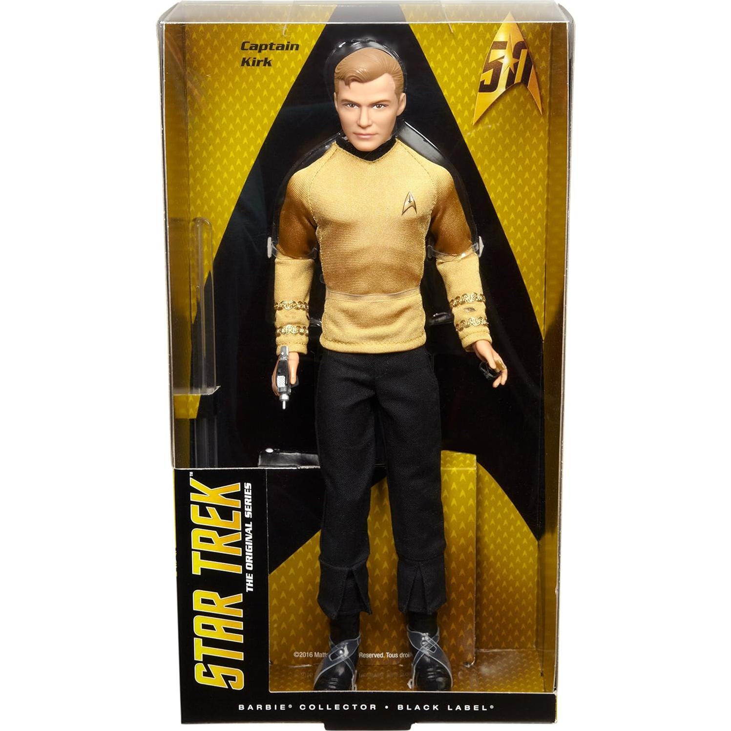 Muñeca Kirk Star Trek 50 Aniversario Mattel 33 cm