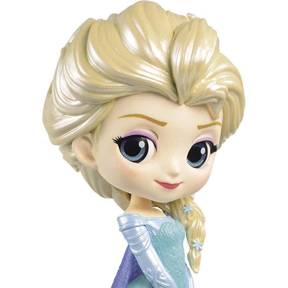 Figura Q Posket Disney Elsa Glitter Banpresto 20 cm
