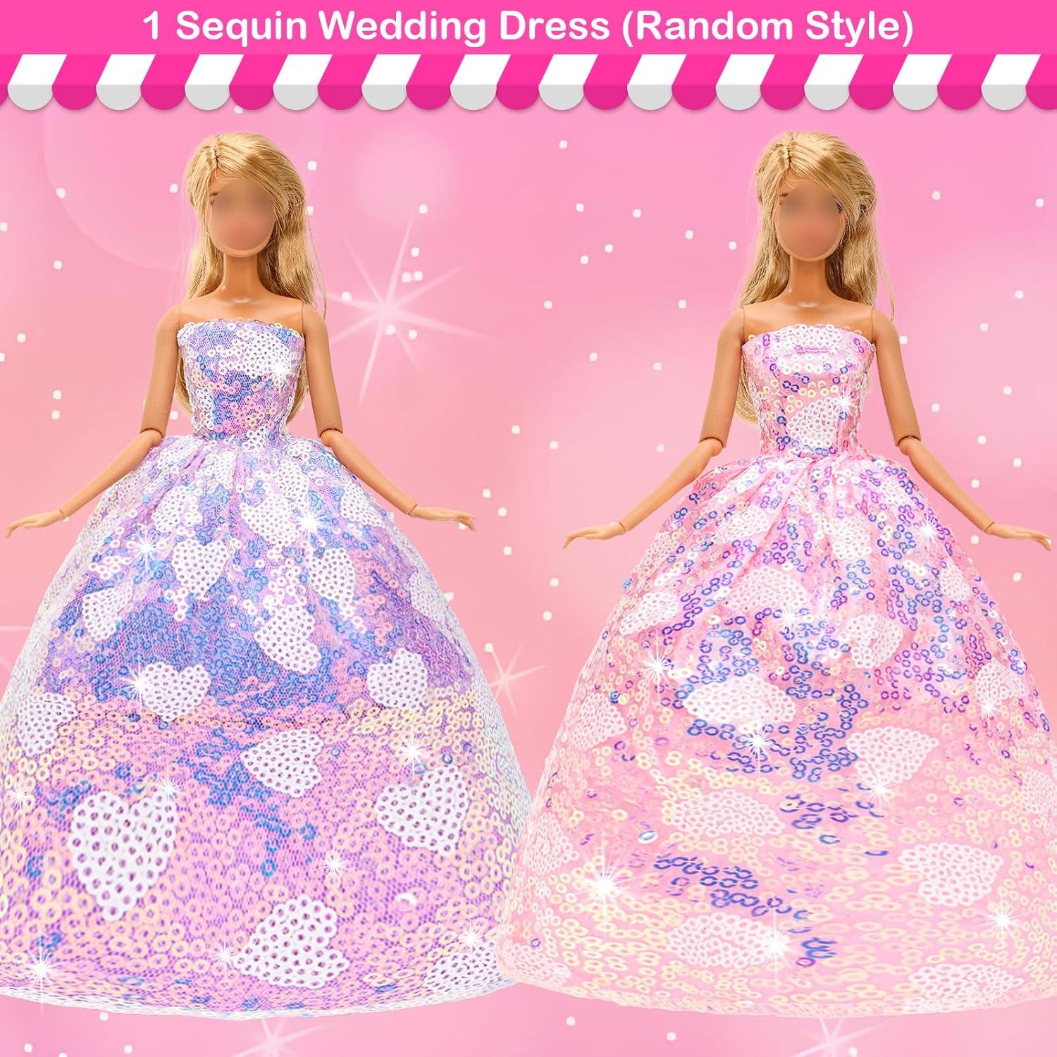 BARWA 37 Pzs Ropa y Accesorios para Muñecas 29 cm