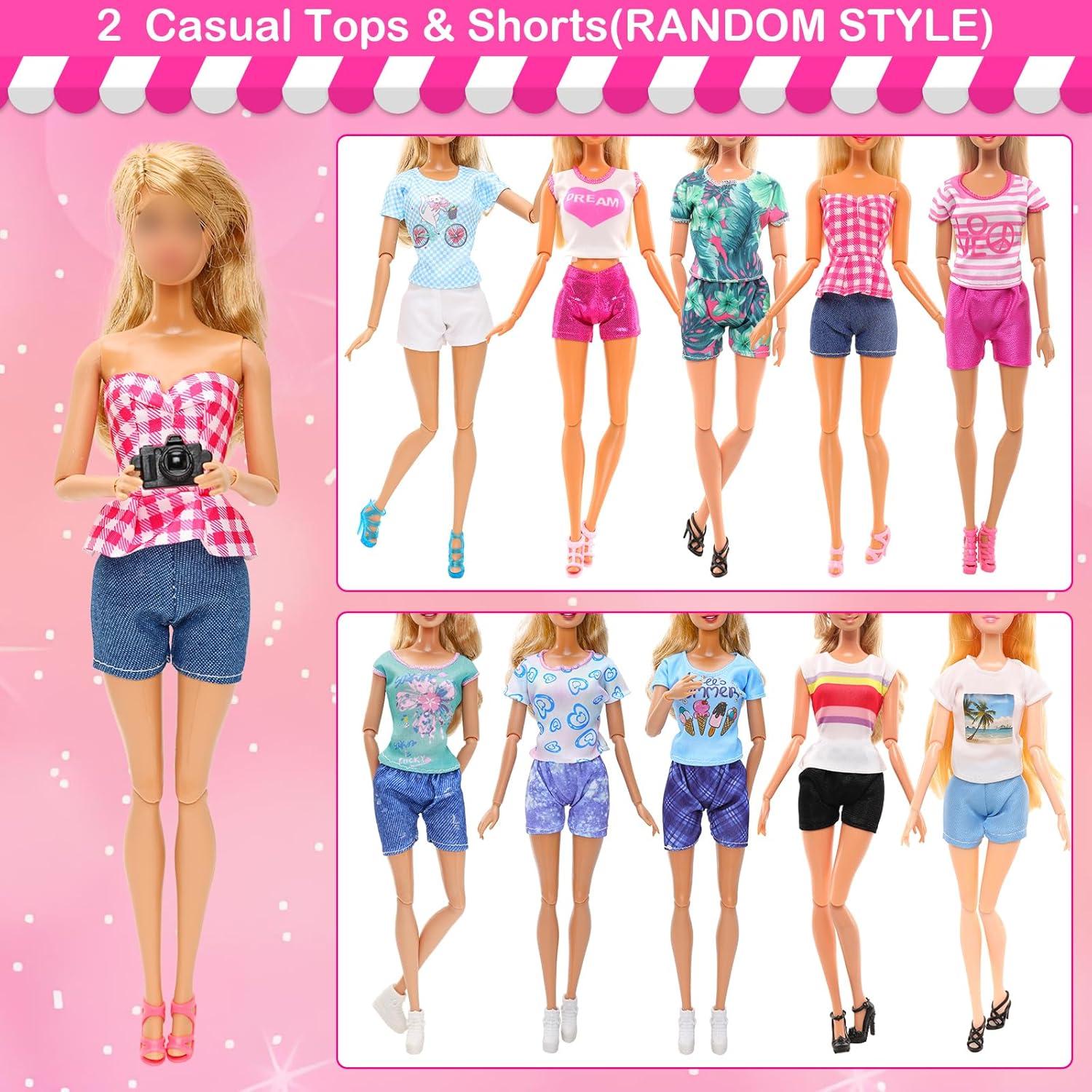 BARWA 37 Pzs Ropa y Accesorios para Muñecas 29 cm