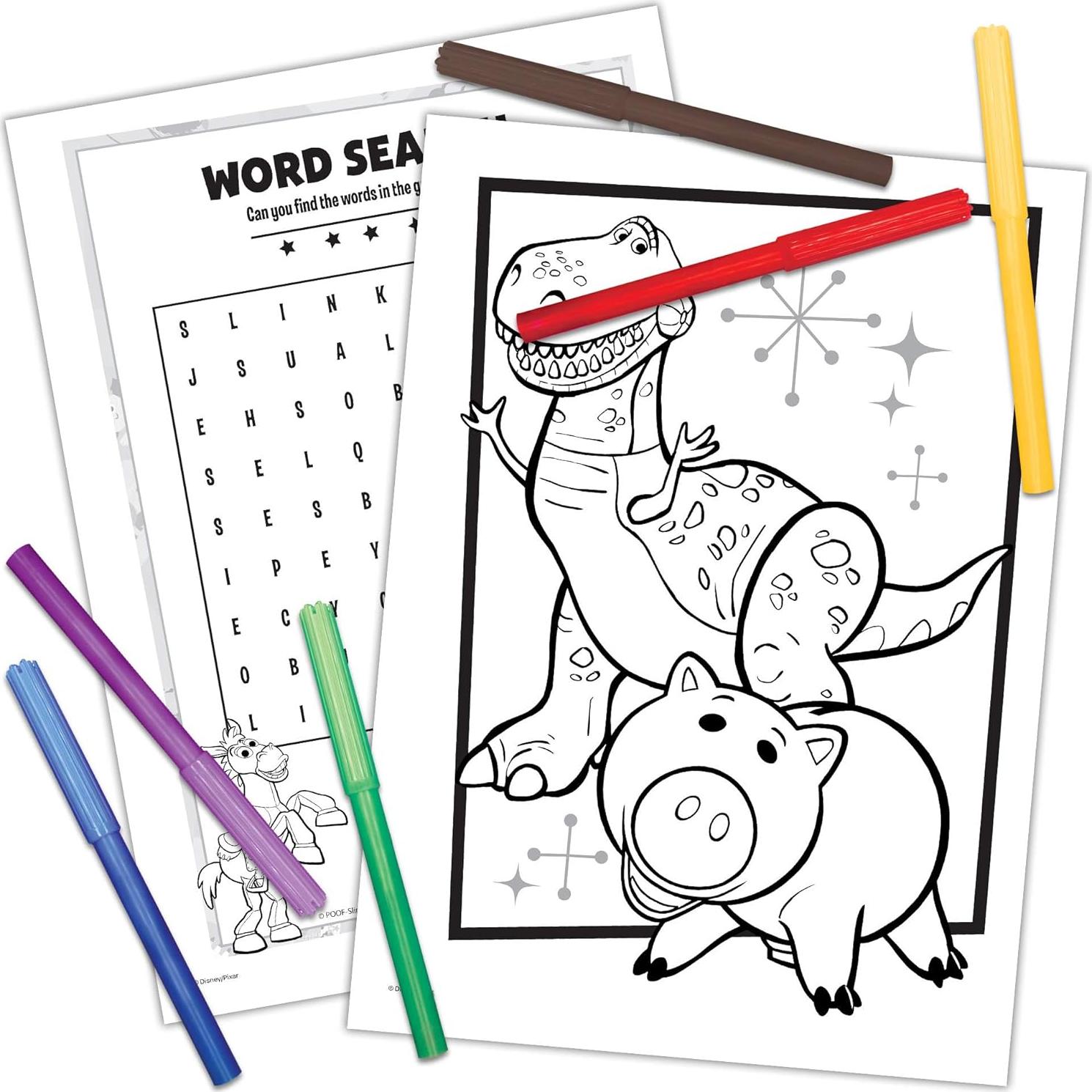 Libro de Colorear Toy Story 4 Bendon 32 Páginas + 6 Marcadores