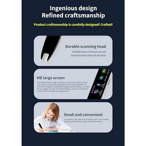 Bolígrafo Traductor de Voz HURRISE 13 Idiomas Escaneo