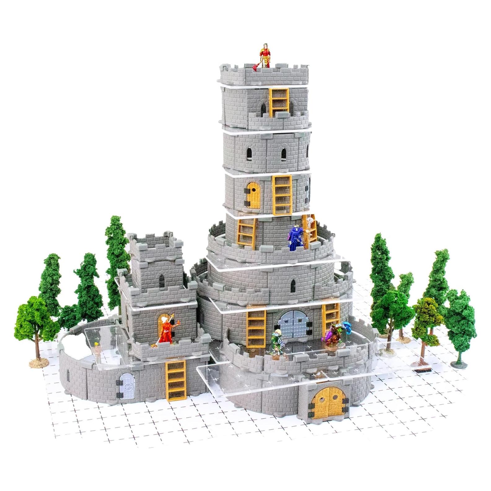 Set de Castillo Modular Mago - 400 Piezas para RPG