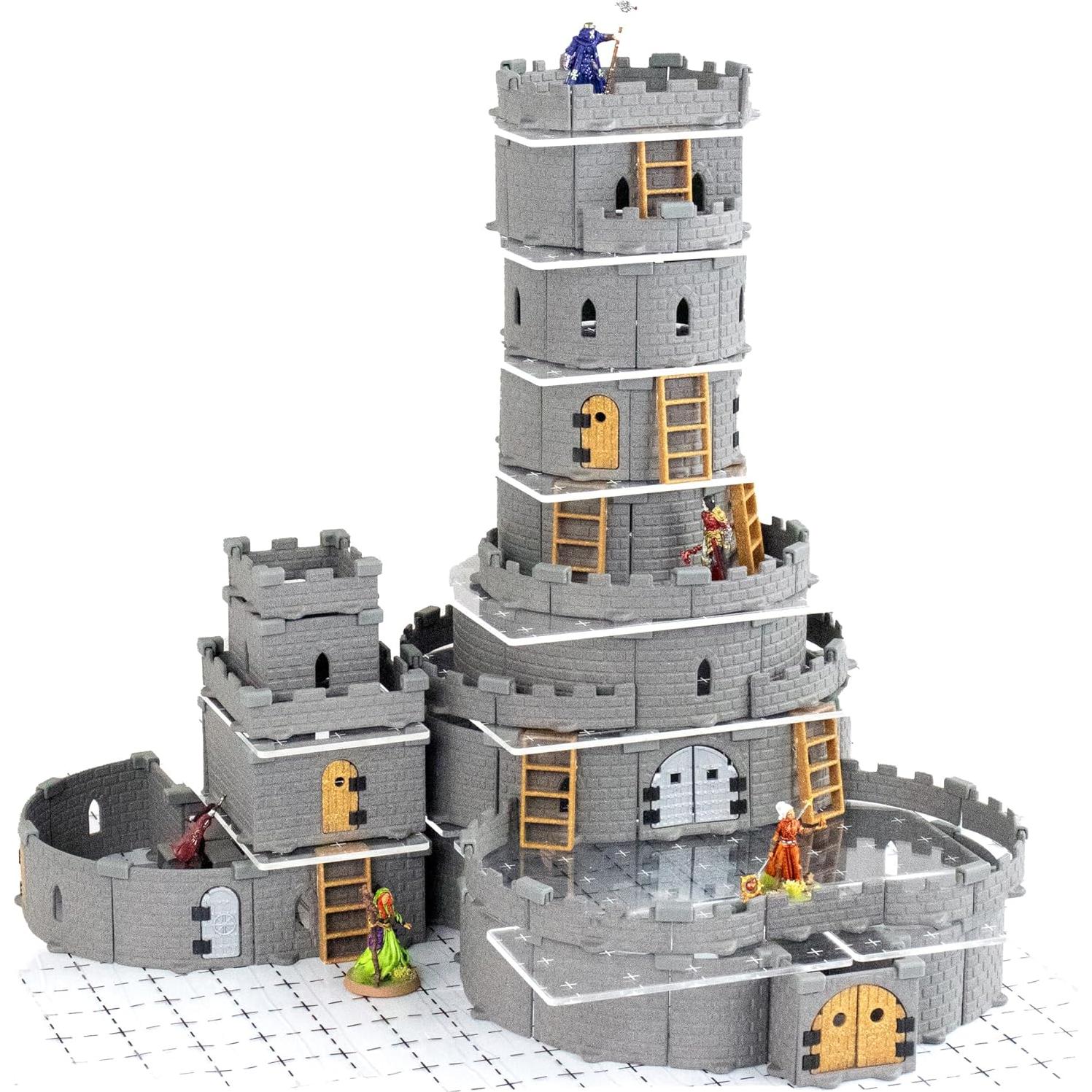 Set de Castillo Modular Mago - 400 Piezas para RPG
