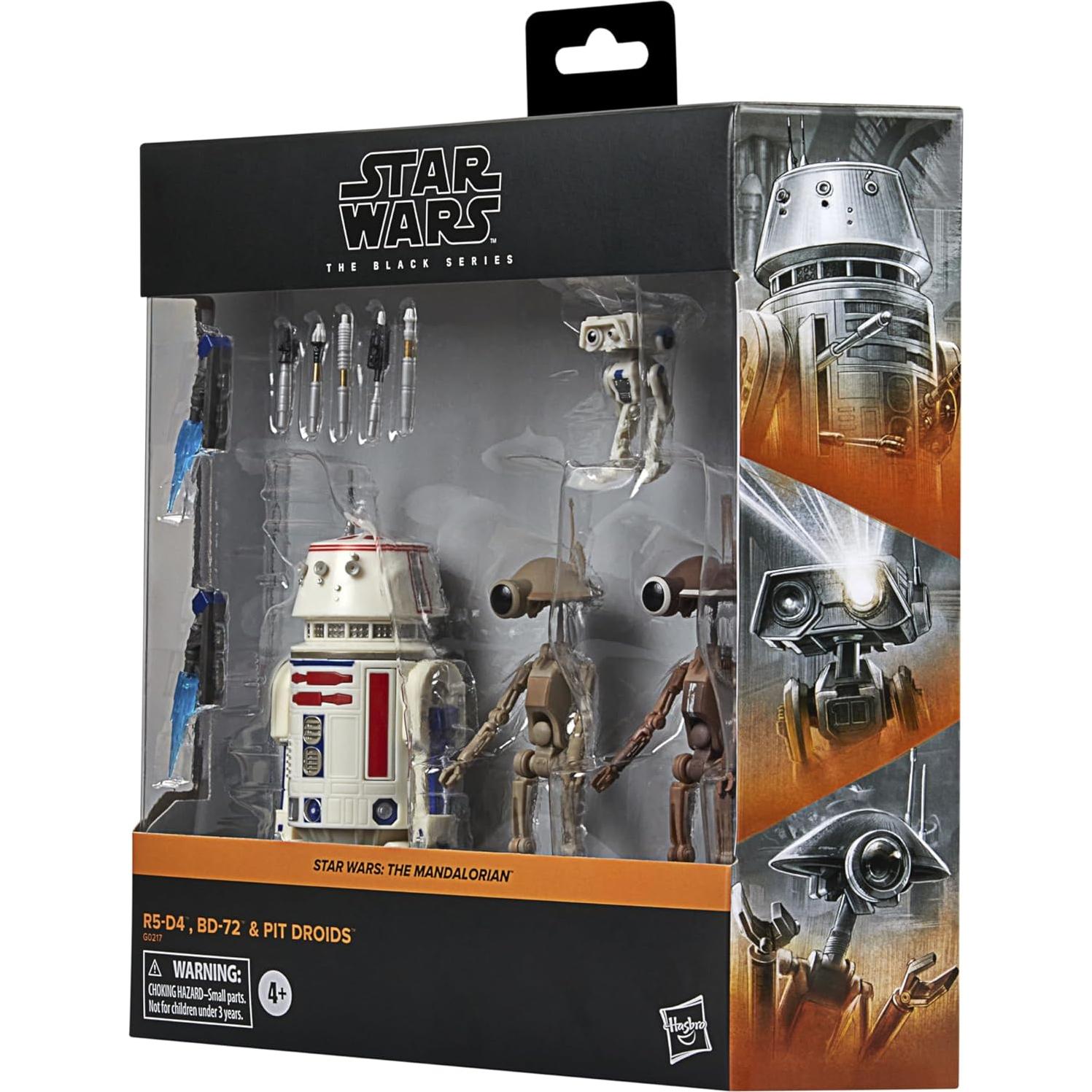 Figuras Coleccionables Star Wars Hasbro R5-D4 y Droids 4 Pzas