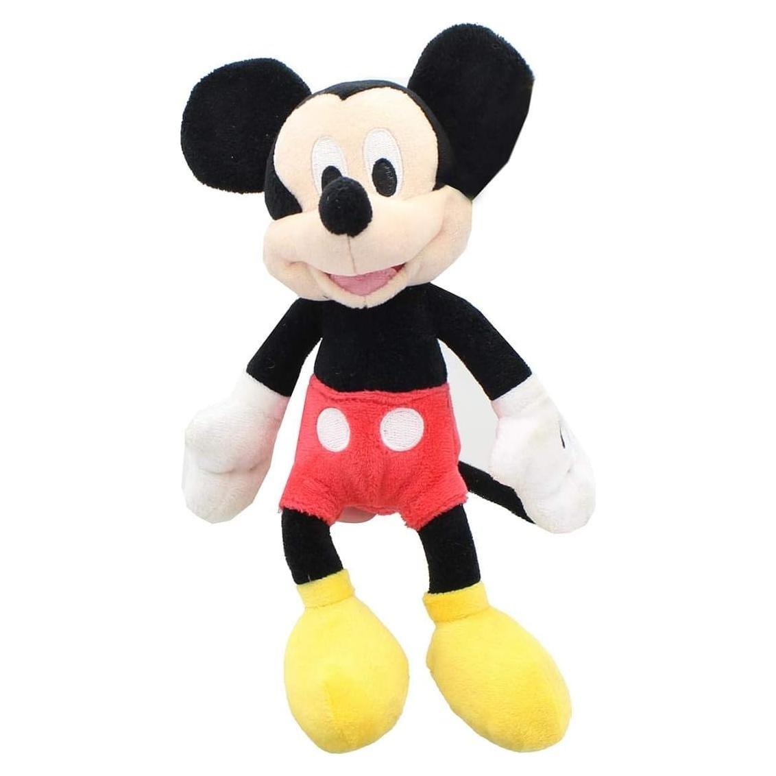 Peluche Mickey Mouse Just Play 22 cm clásico de frijol